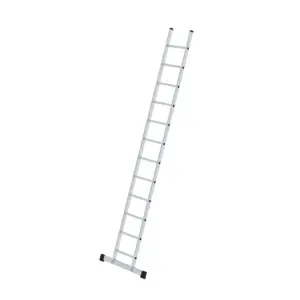 MUNK | Sprossen-Anlegeleiter mit Standard-Traverse 12 Sprossen