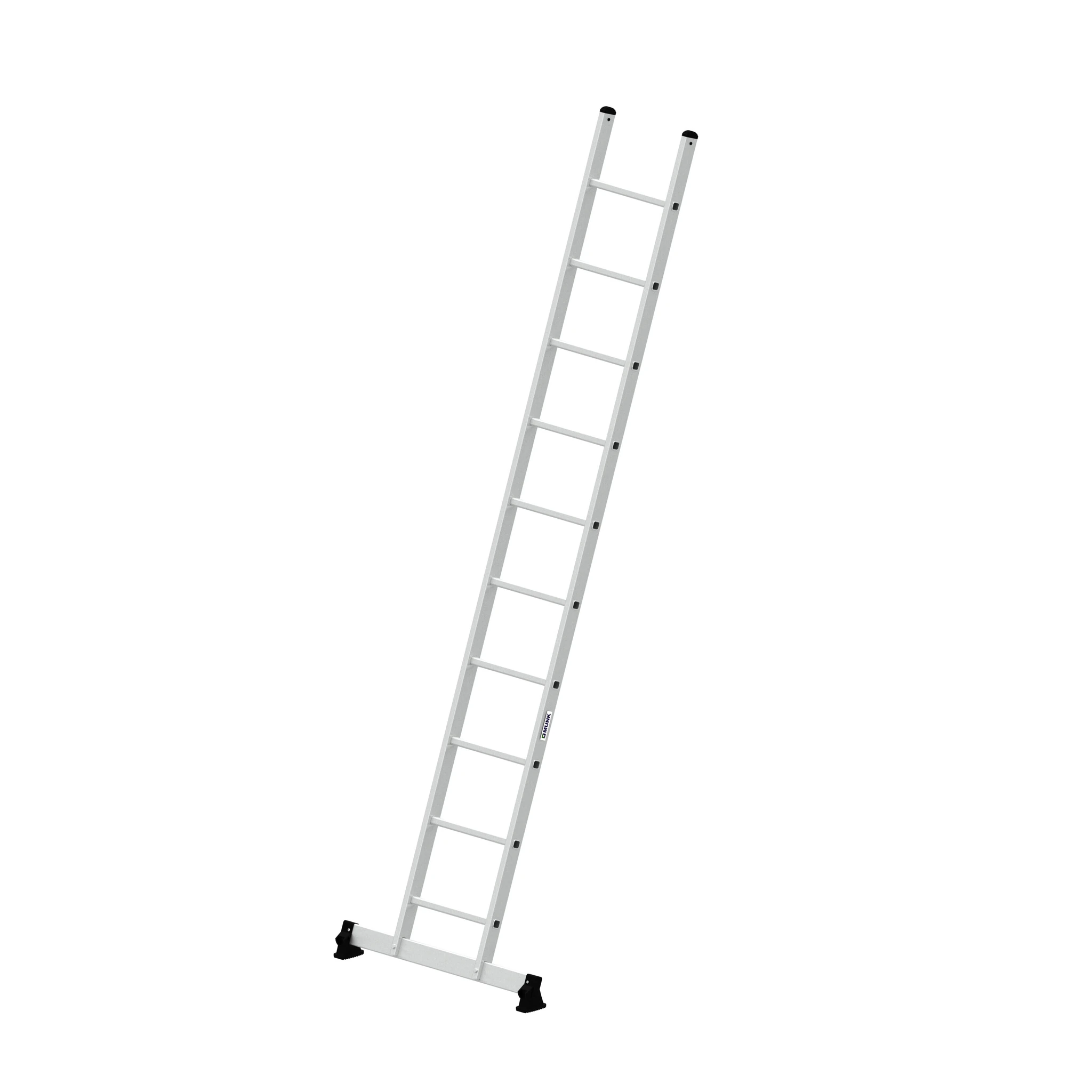 MUNK | Sprossen-Anlegeleiter mit nivello®-Traverse 10 Sprossen