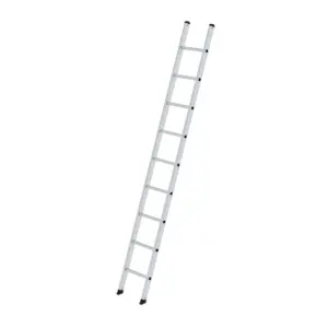 MUNK | Sprossen-Anlegeleiter 350mm breit ohne Traverse 9 Sprossen