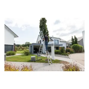 MUNK | Mehrzweckleiter 3-teilig mit nivello®-Traverse 3x13 Sprossen – Bild 3