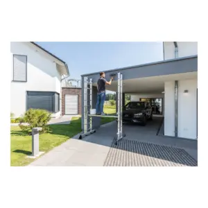 MUNK | Mehrzweckleiter 3-teilig mit nivello®-Traverse 3x13 Sprossen – Bild 7