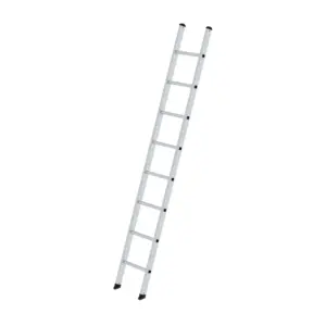 MUNK | Sprossen-Anlegeleiter 350mm breit ohne Traverse 8 Sprossen