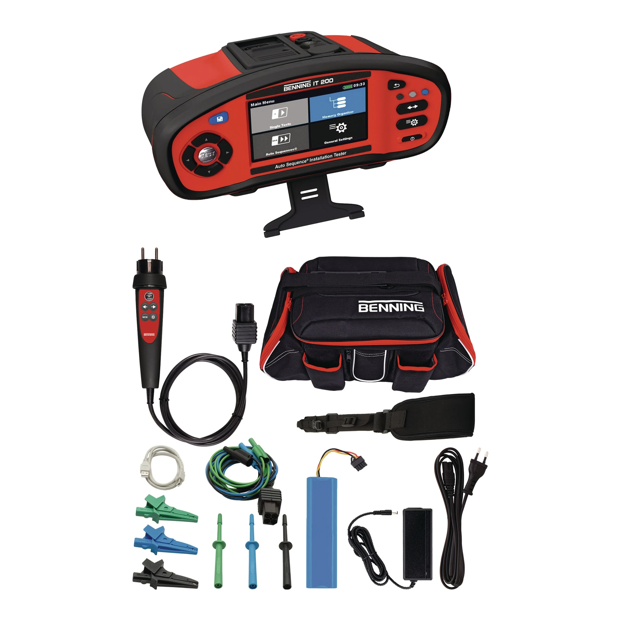 BENNING | Gerätetester-Set | IT 200 + EV 3-2 + L-Boxx Koffer
