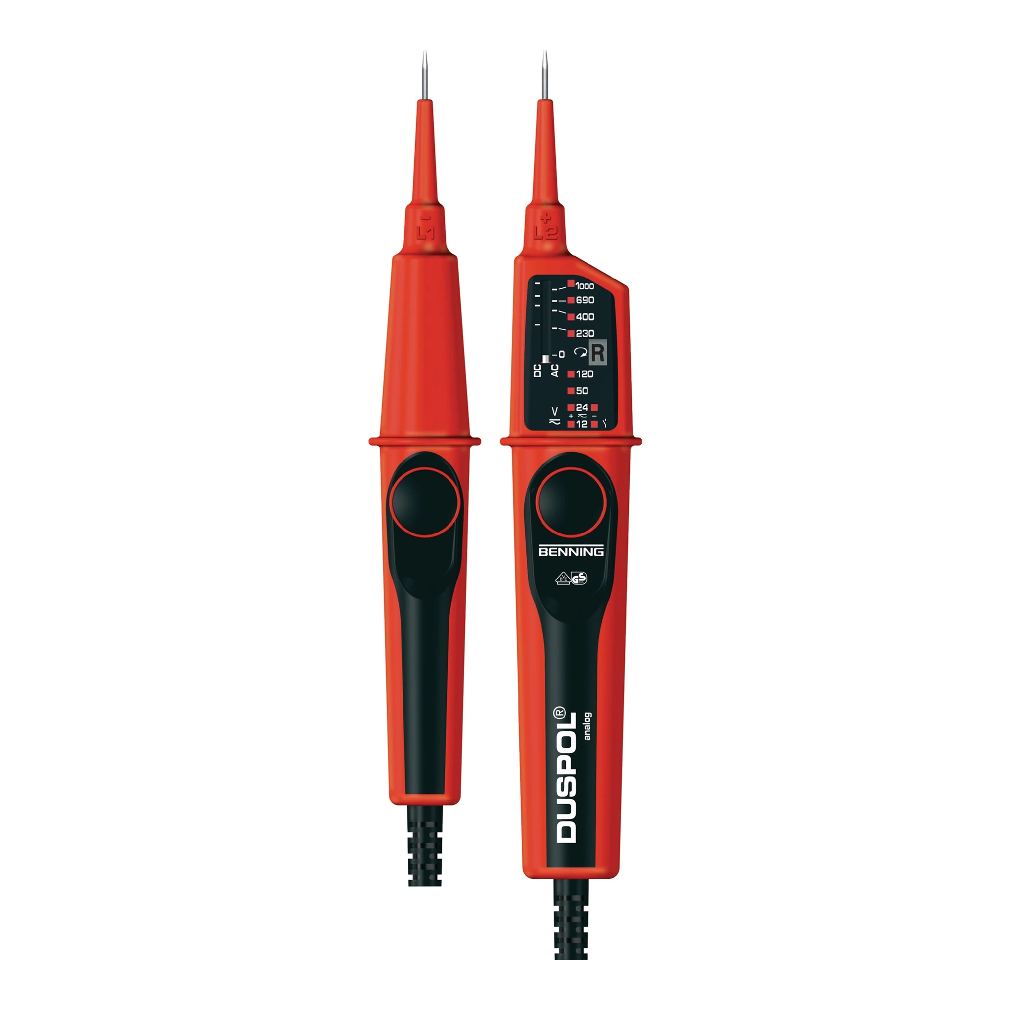 BENNING | Spannungsprüfer | 12 - 1000 V AC/DC | zweipolig