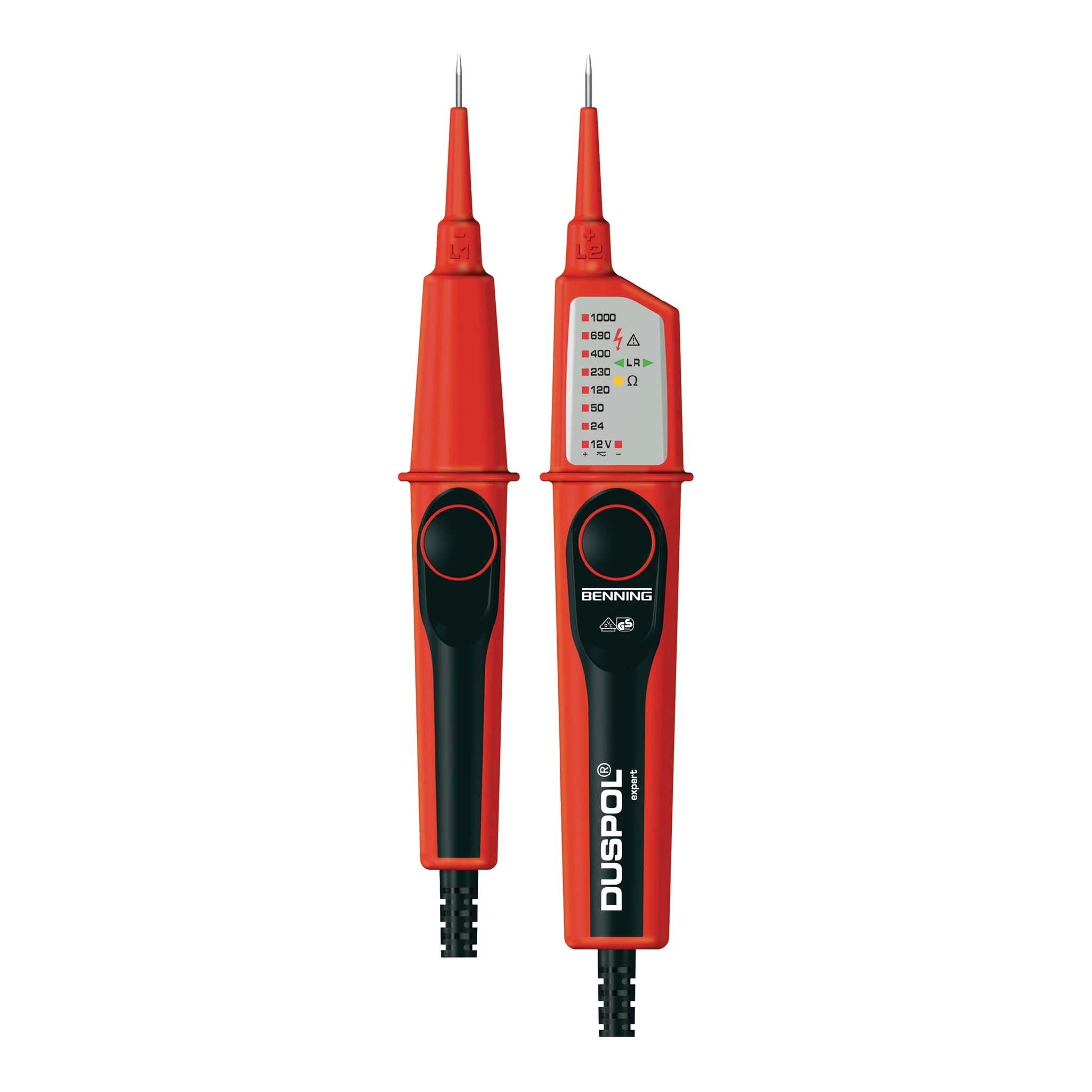 BENNING | Spannungs-/Durchgangsprüfer | 12-1000 V AC/DC