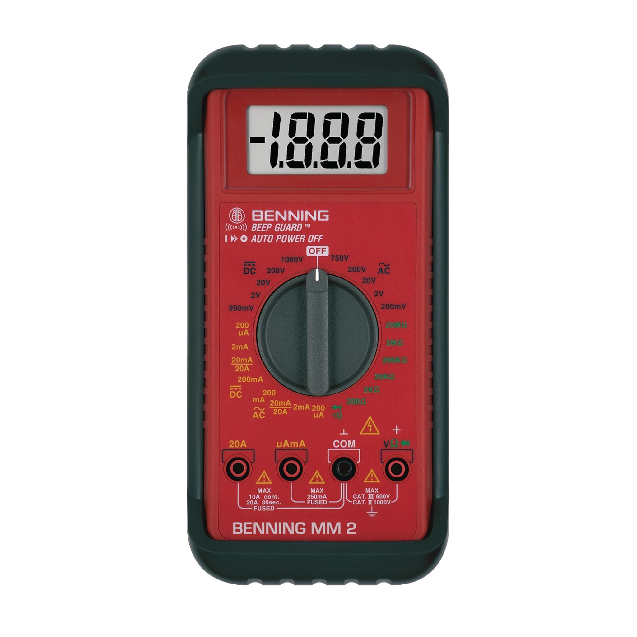 BENNING | Multimeter | 0,1 mV – 600 V AC/DC | RMS