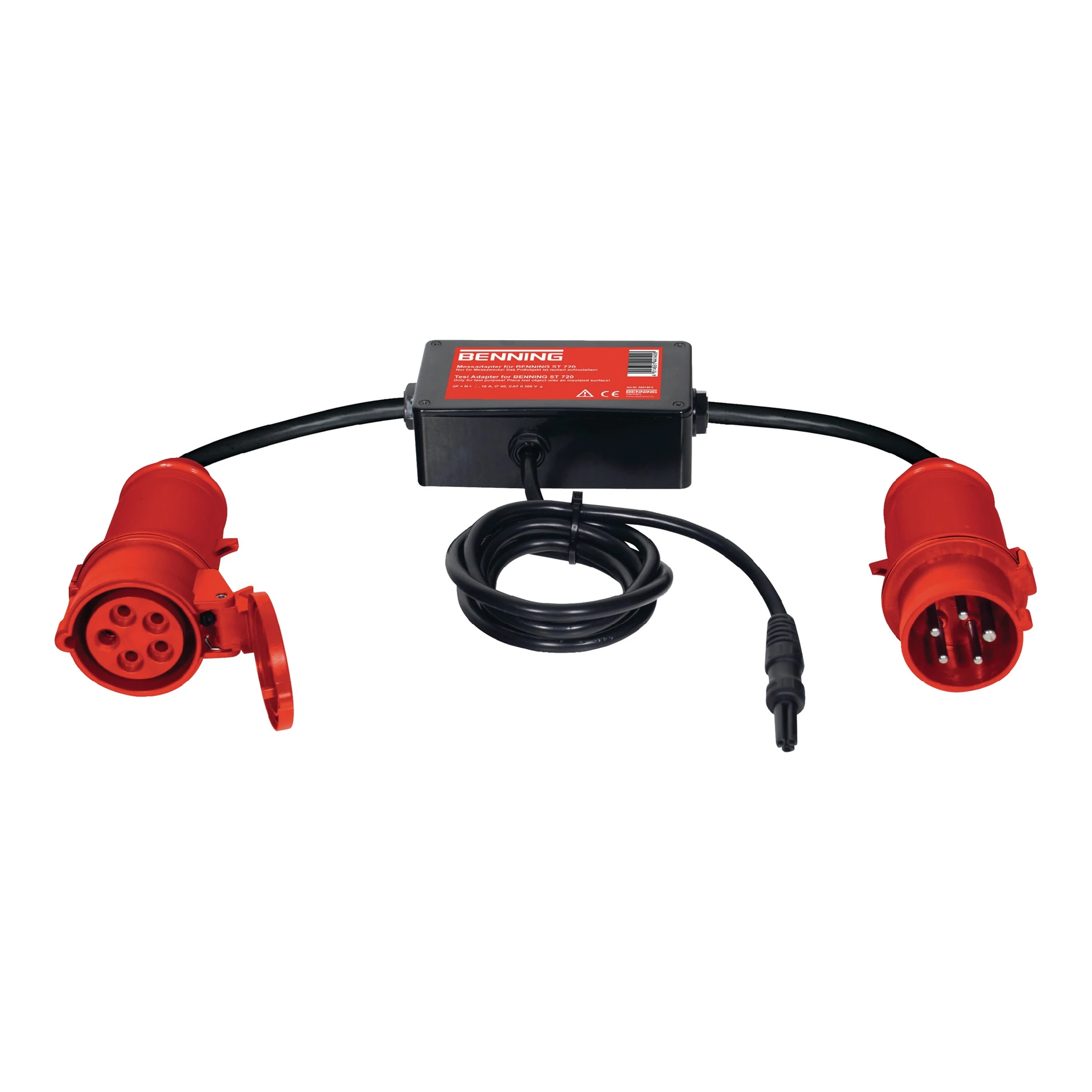 BENNING | Messadapter | für 3-phasige Verbraucher aktiv | 16 A CEE 5-polig