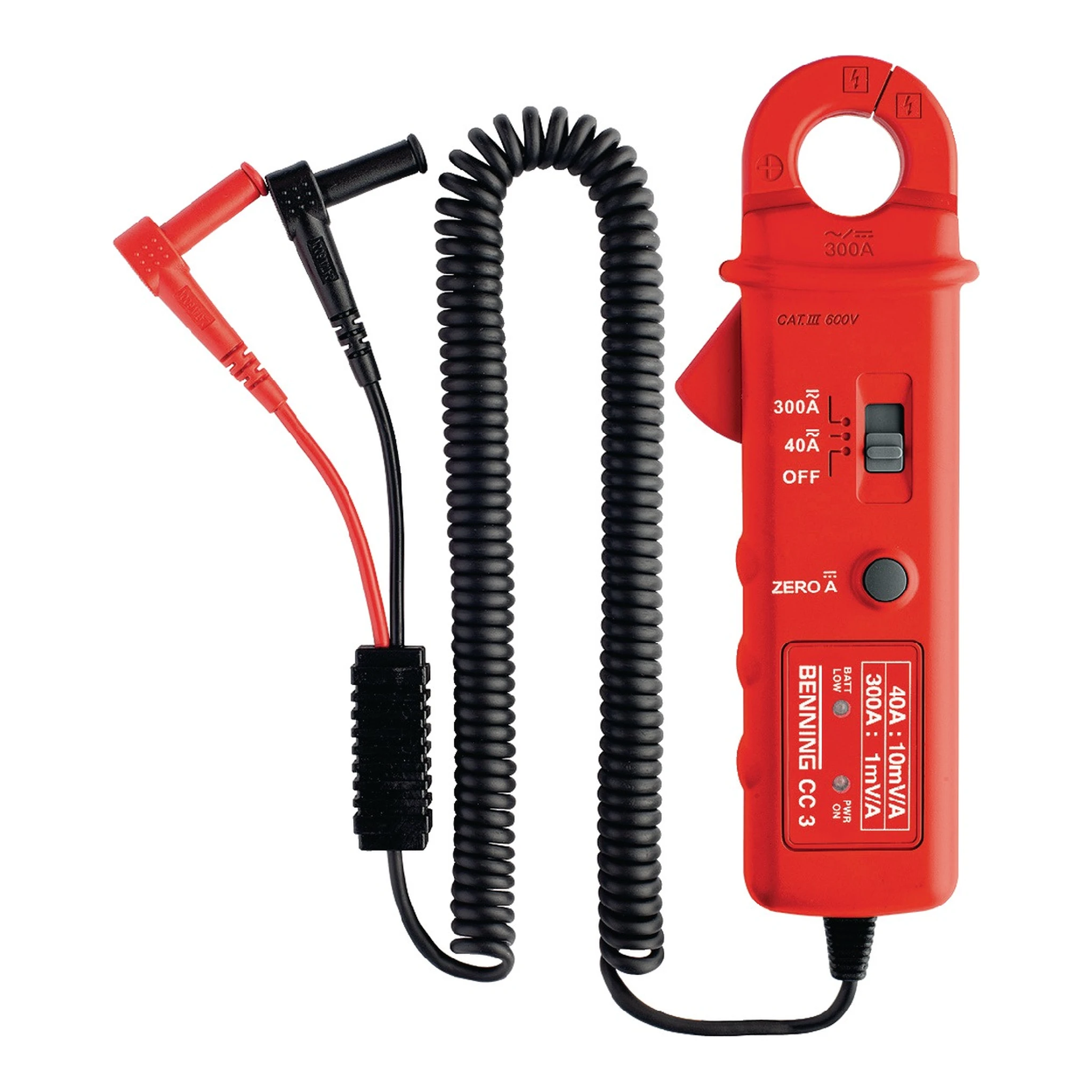 BENNING | AC/DC-Stromzangenadapter | 0,2 - 300 A | Wechselstrom / Gleichstrom