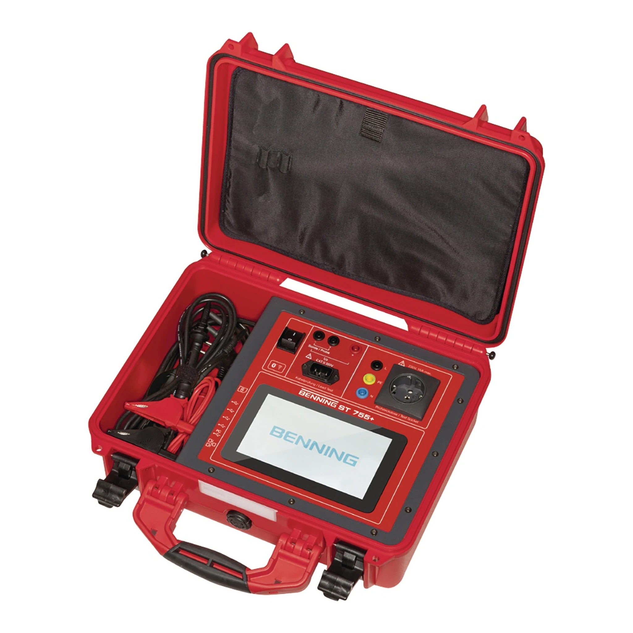 BENNING | Gerätetester | mit Schutzleiter- / Isolationswiderstand | L405xB330xH165mm