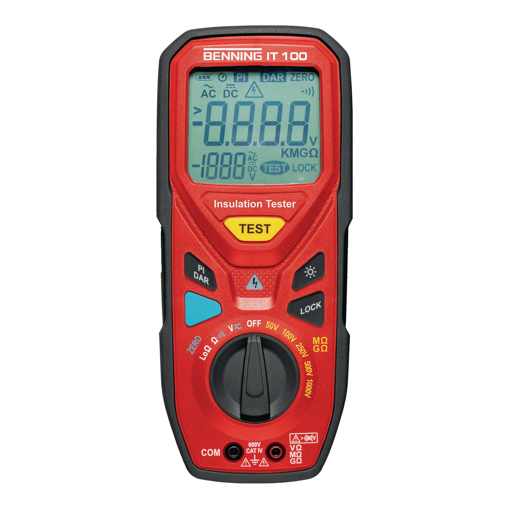 BENNING | Isolations-/Widerstandsmessgerät | 600 V | 300 kΩ-20 GΩ