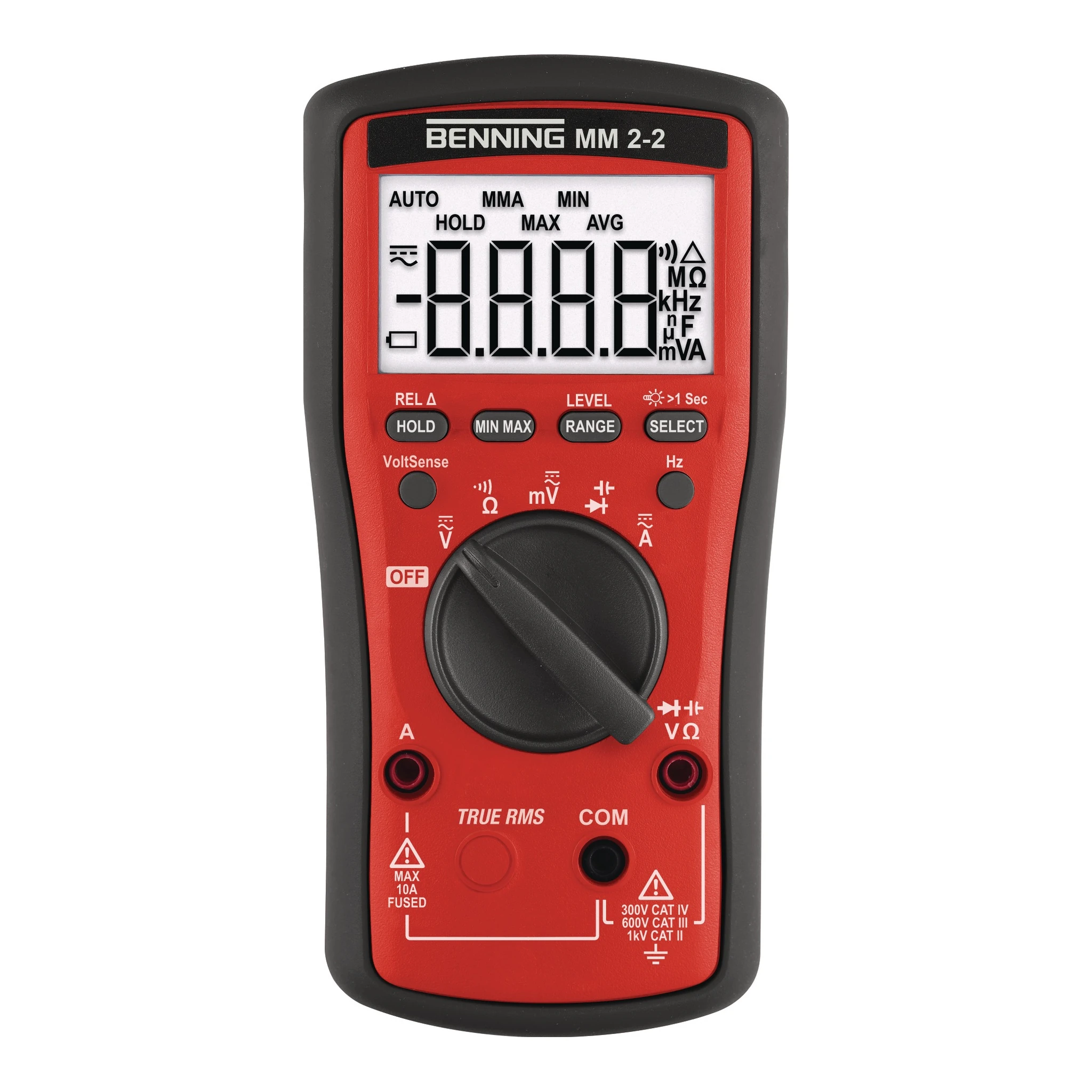 BENNING | Multimeter | 0,01 mV – 600 V AC/DC | TRUE RMS