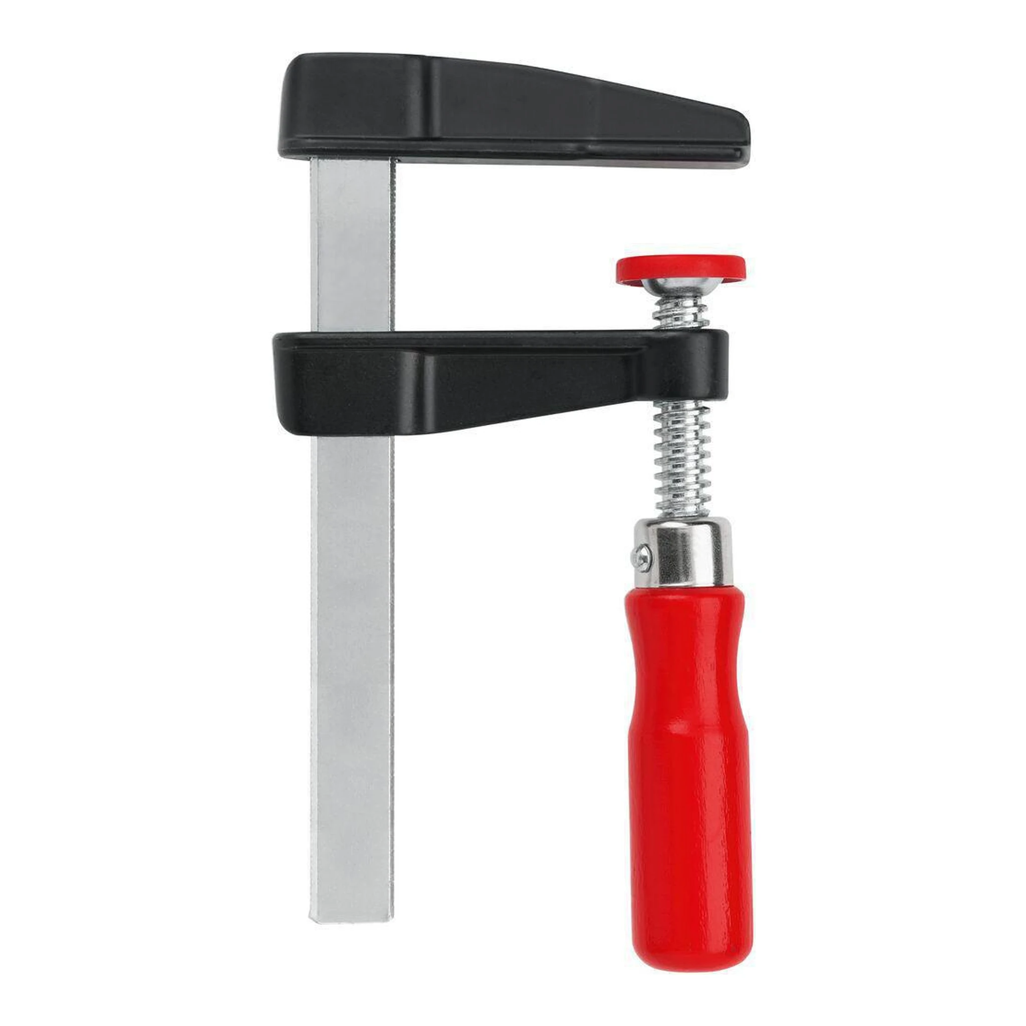 BESSEY | Druckgussschraubzwinge | Spannweite 100 mm Ausladung 50 mm | Holzgriff