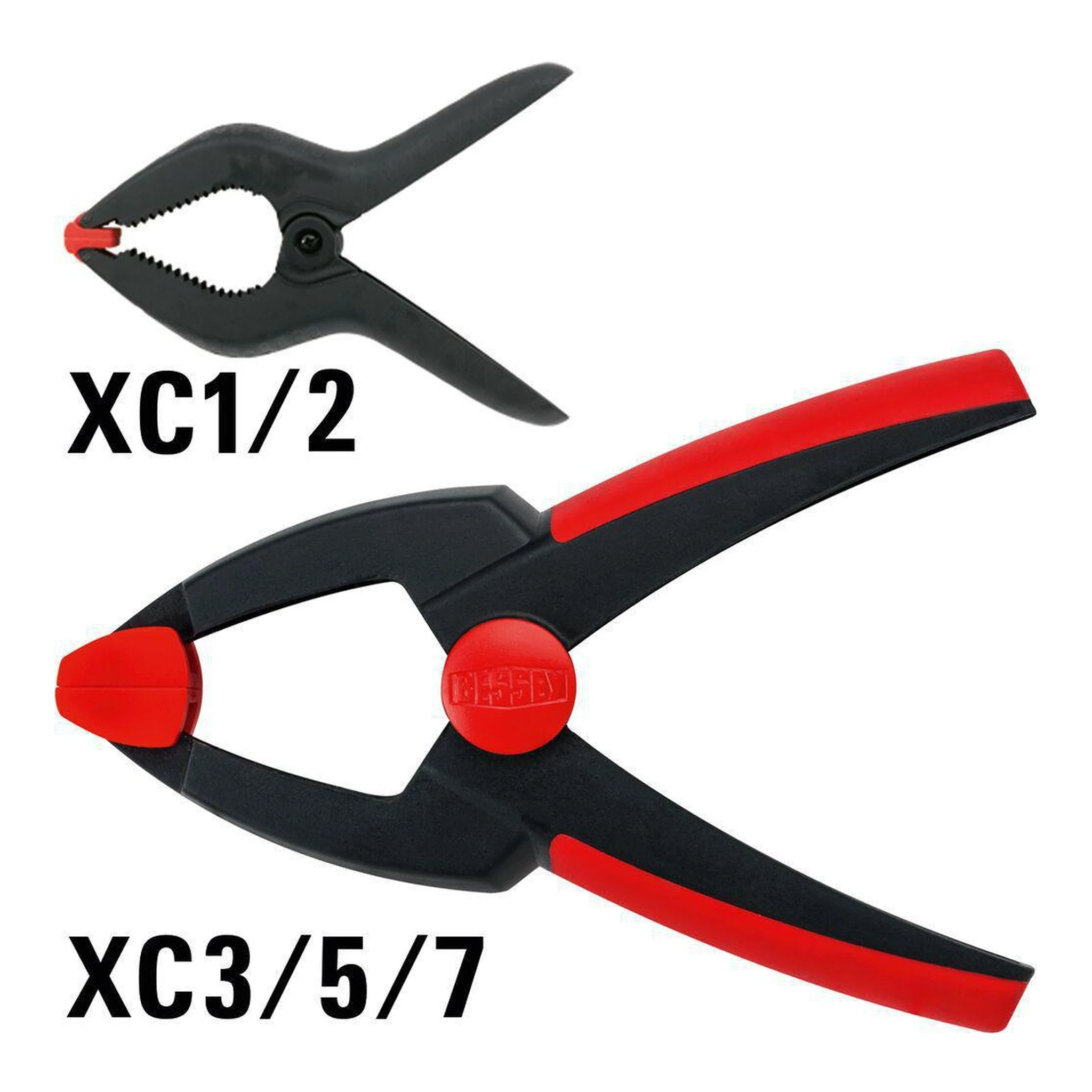 BESSEY | Federzwinge | Spannweite max. 25 mm | Kunststoff