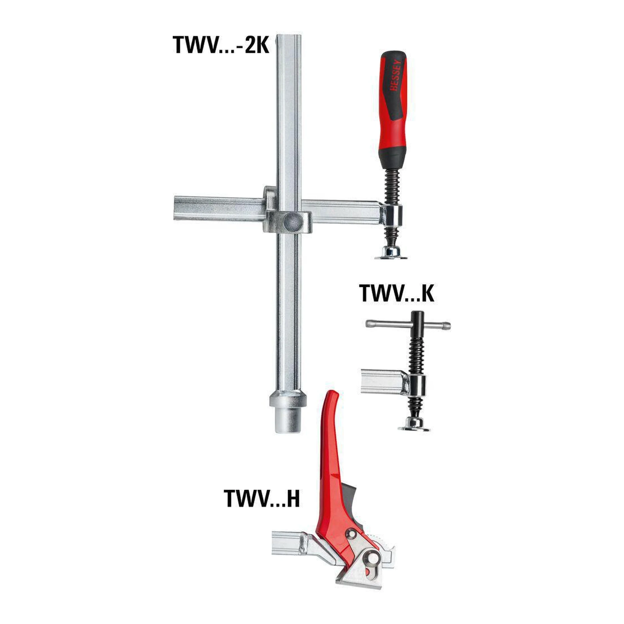 BESSEY | Spannelement | mit variabler Ausladung max. 200 mm | für Bohrungs-Ø 16 mm