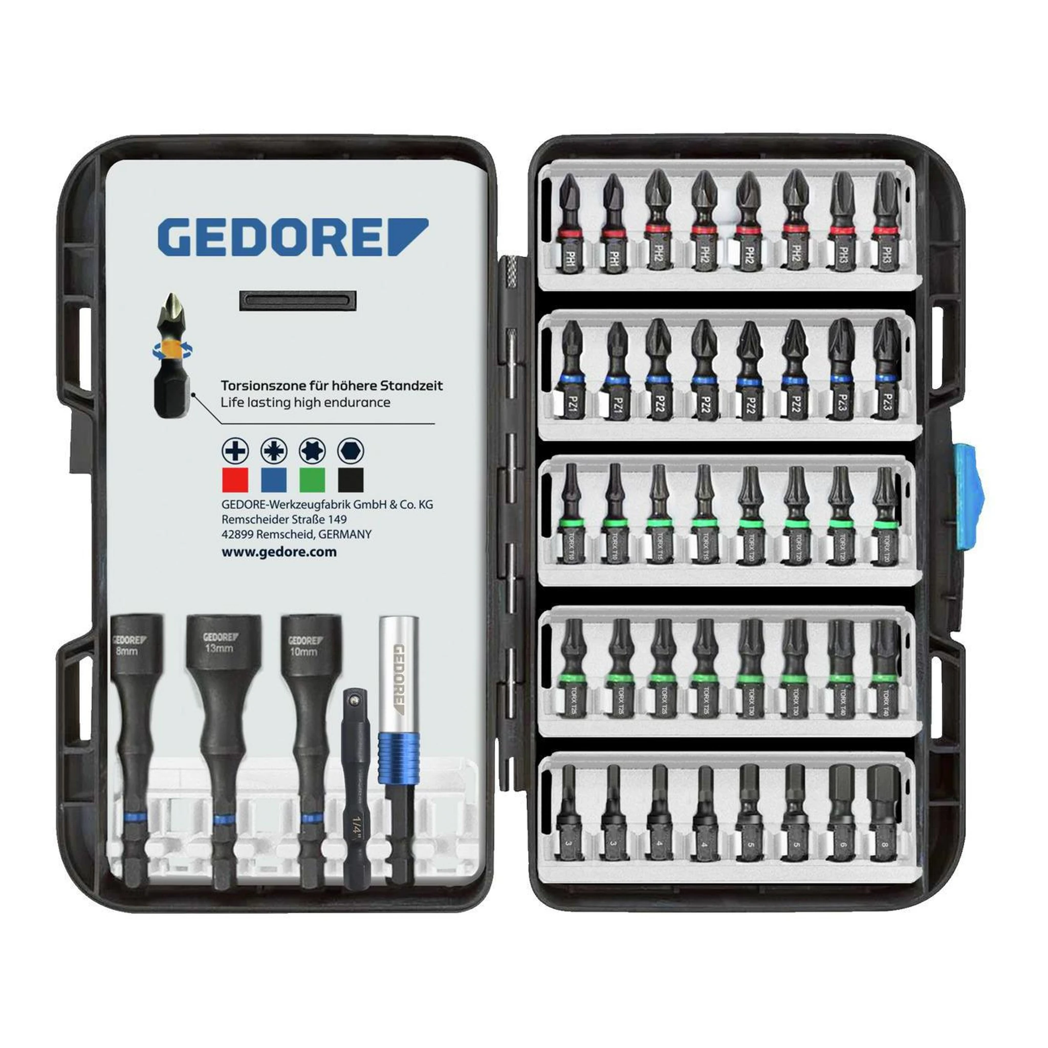 GEDORE | Bitsortiment | 45-teilig
