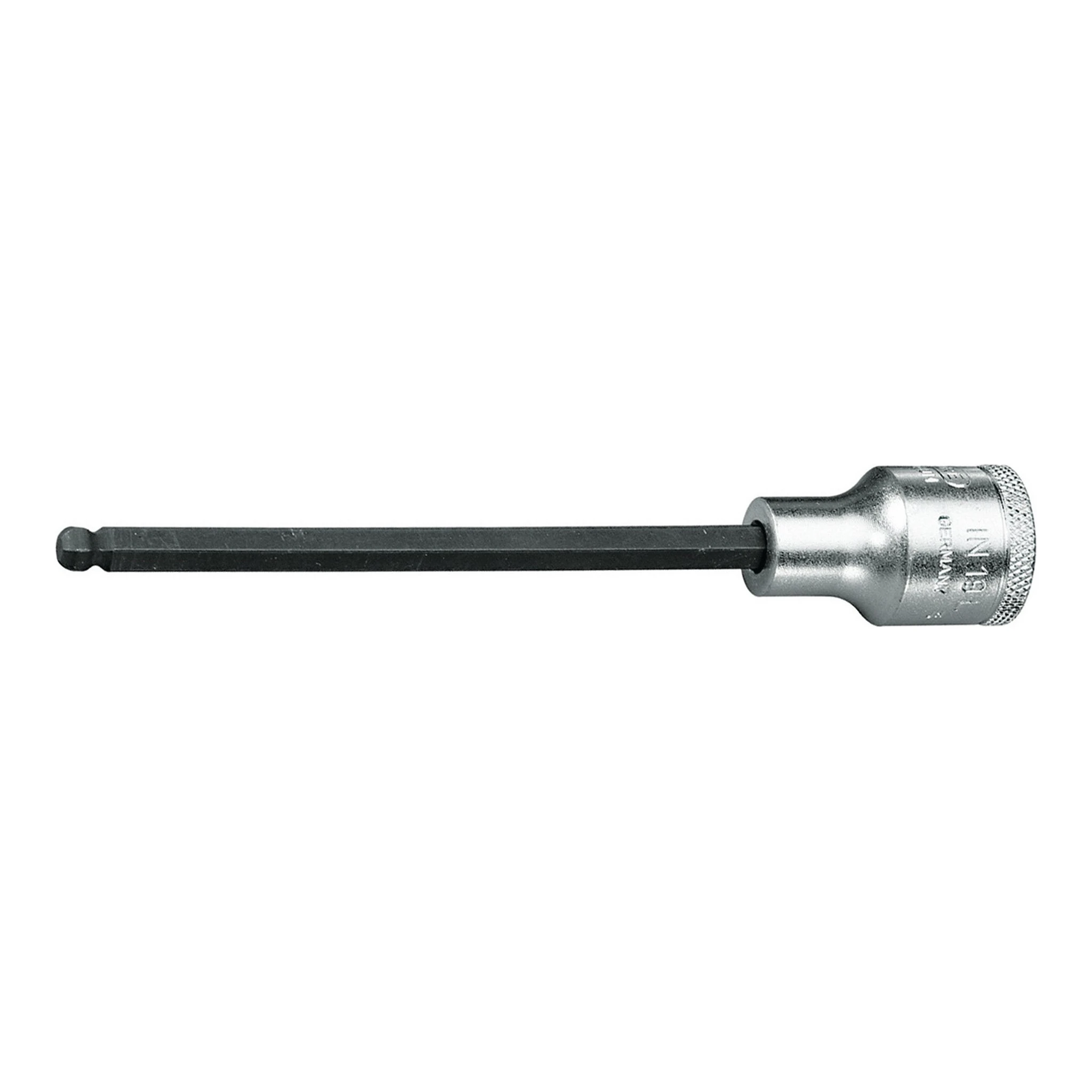 GEDORE | Steckschlüsseleinsatz | 1/2 ″ Innen-6-kant, Kugelkopf | Schlüsselweite 10 mm
