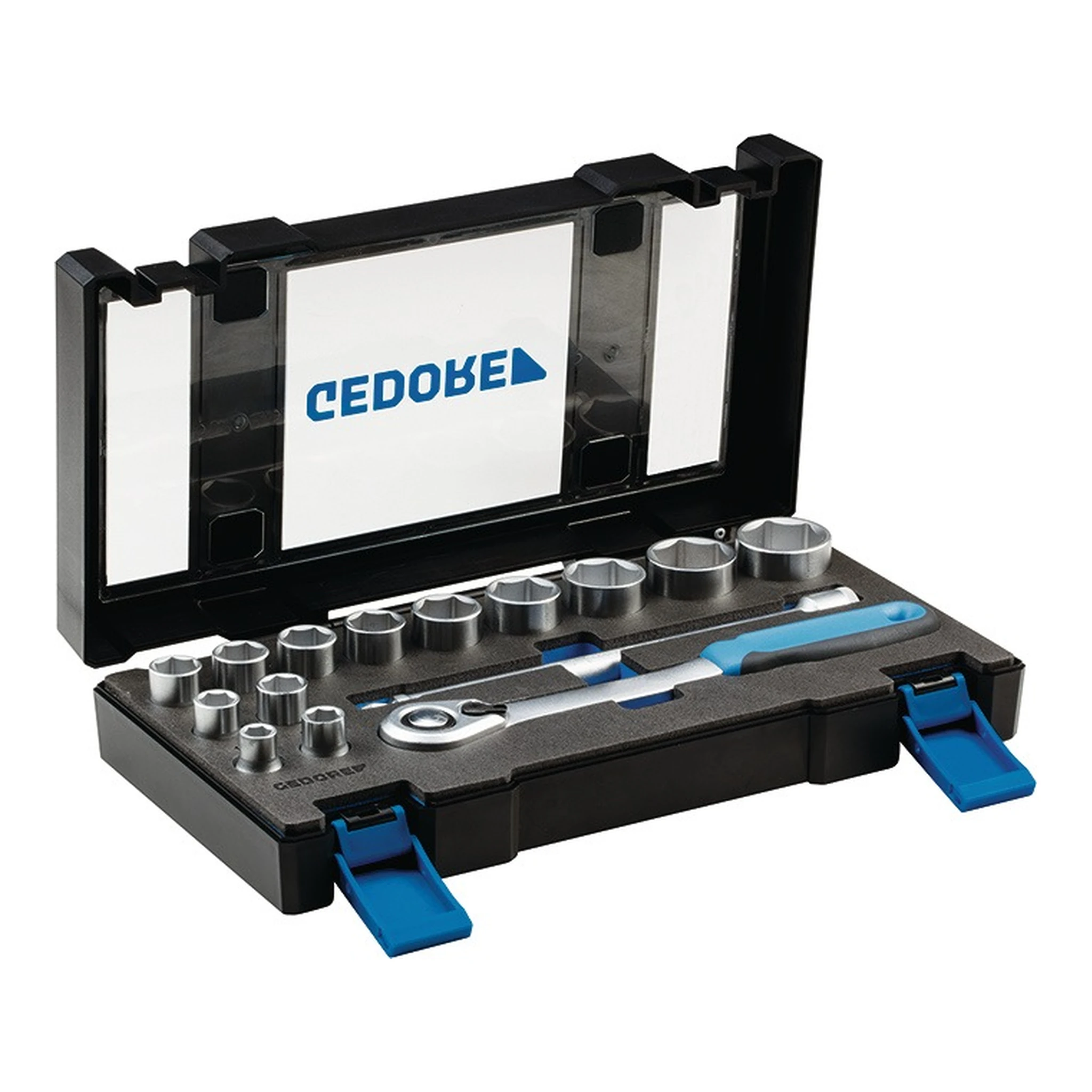 GEDORE | Steckschlüssel-Satz | 15-teilig 1/2 ″ | Schlüsselweiten 10-32 mm