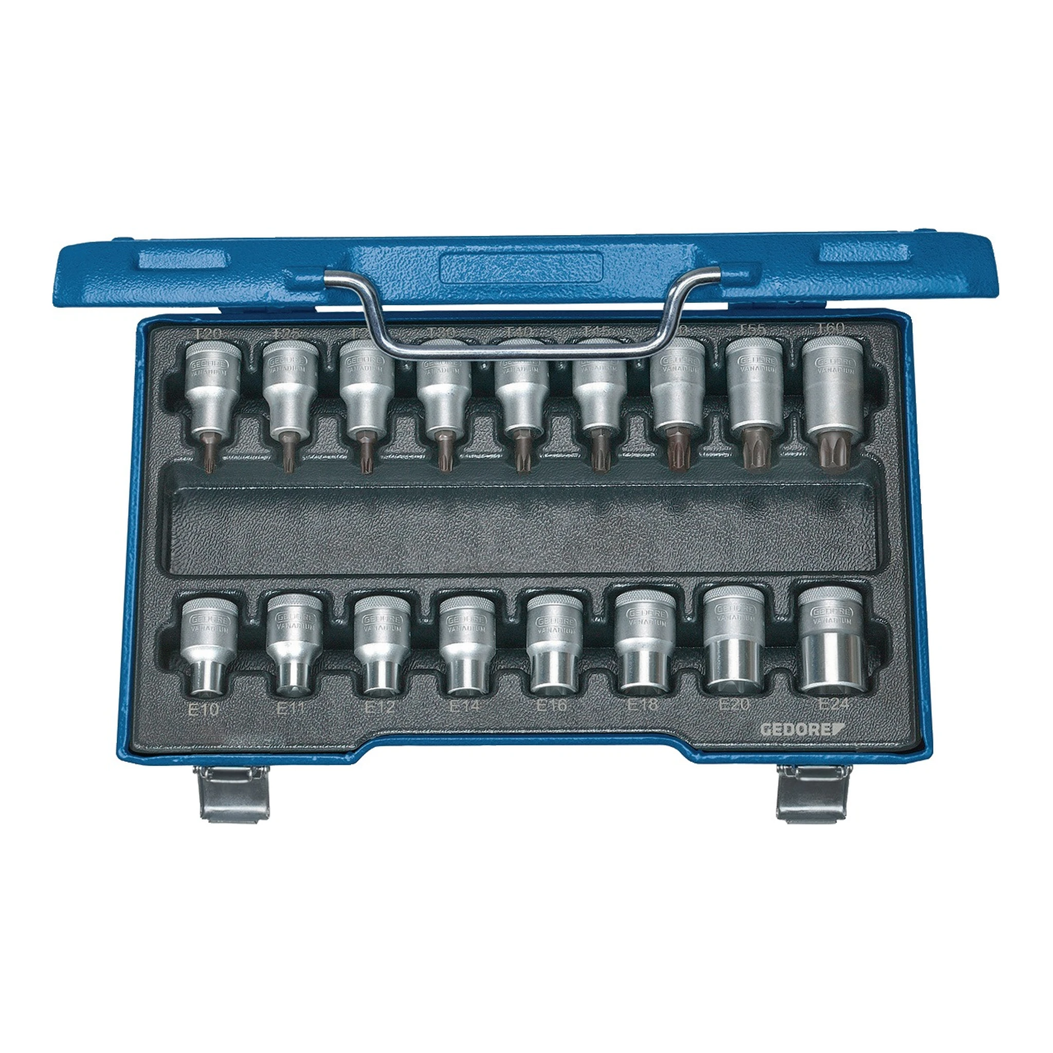 GEDORE | Steckschlüssel-Satz | 17-teilig | 1/2 ″