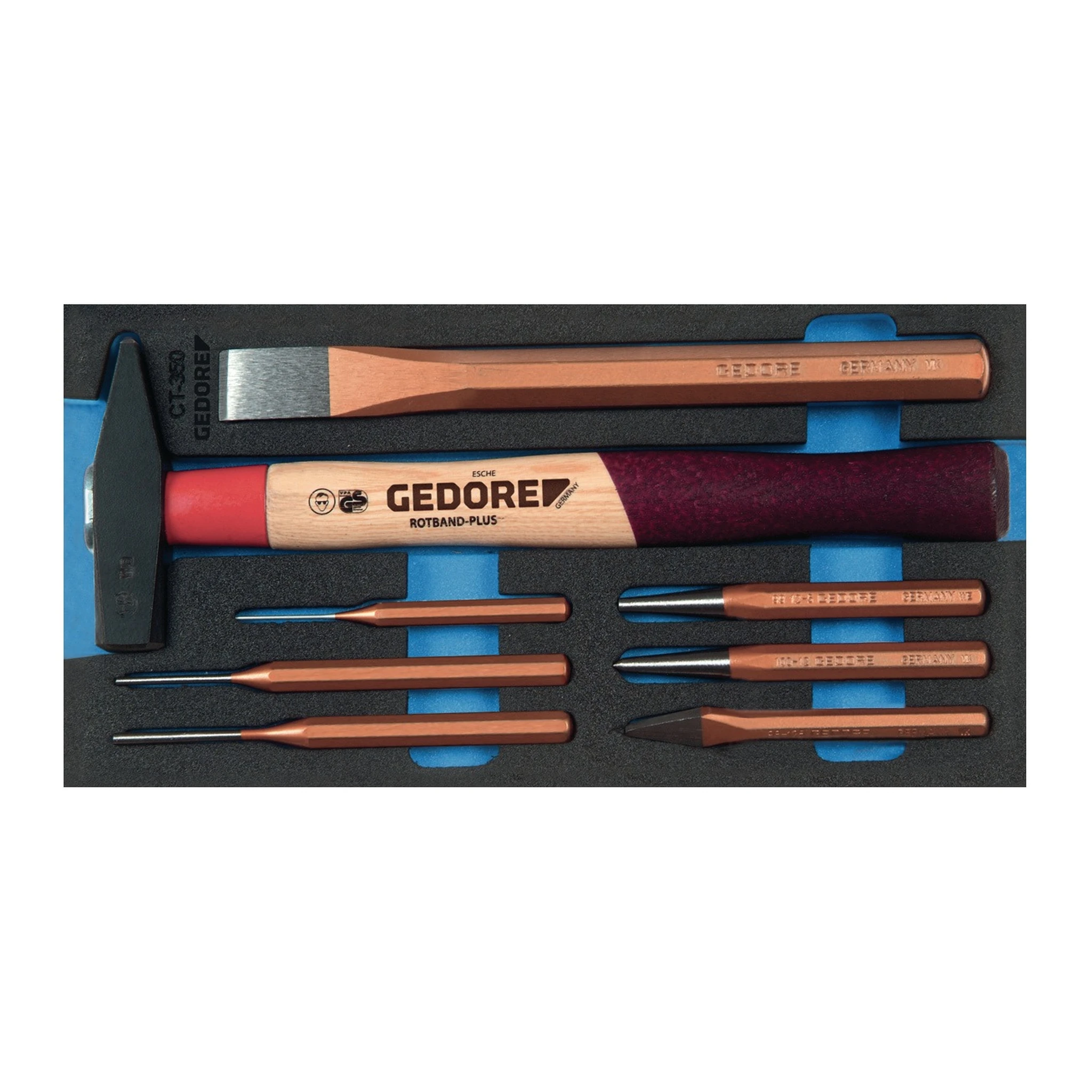GEDORE | Werkzeugmodul | 8-teilig 1/3-Modul | Schlagwerkzeugsatz