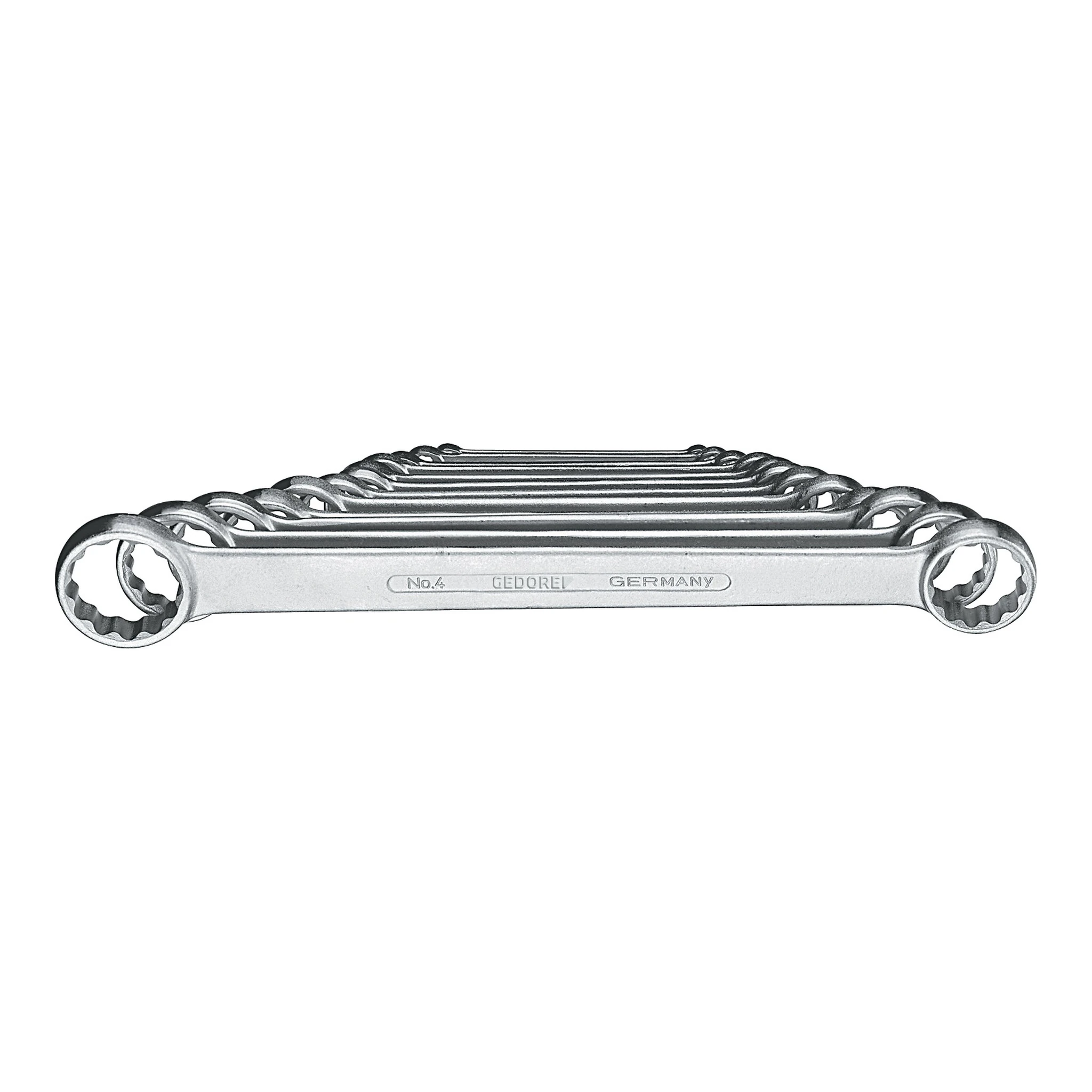 GEDORE | Doppelringschlüssel-Satz | 12-teilig Schlüsselweite 6 - 32 mm | gerade