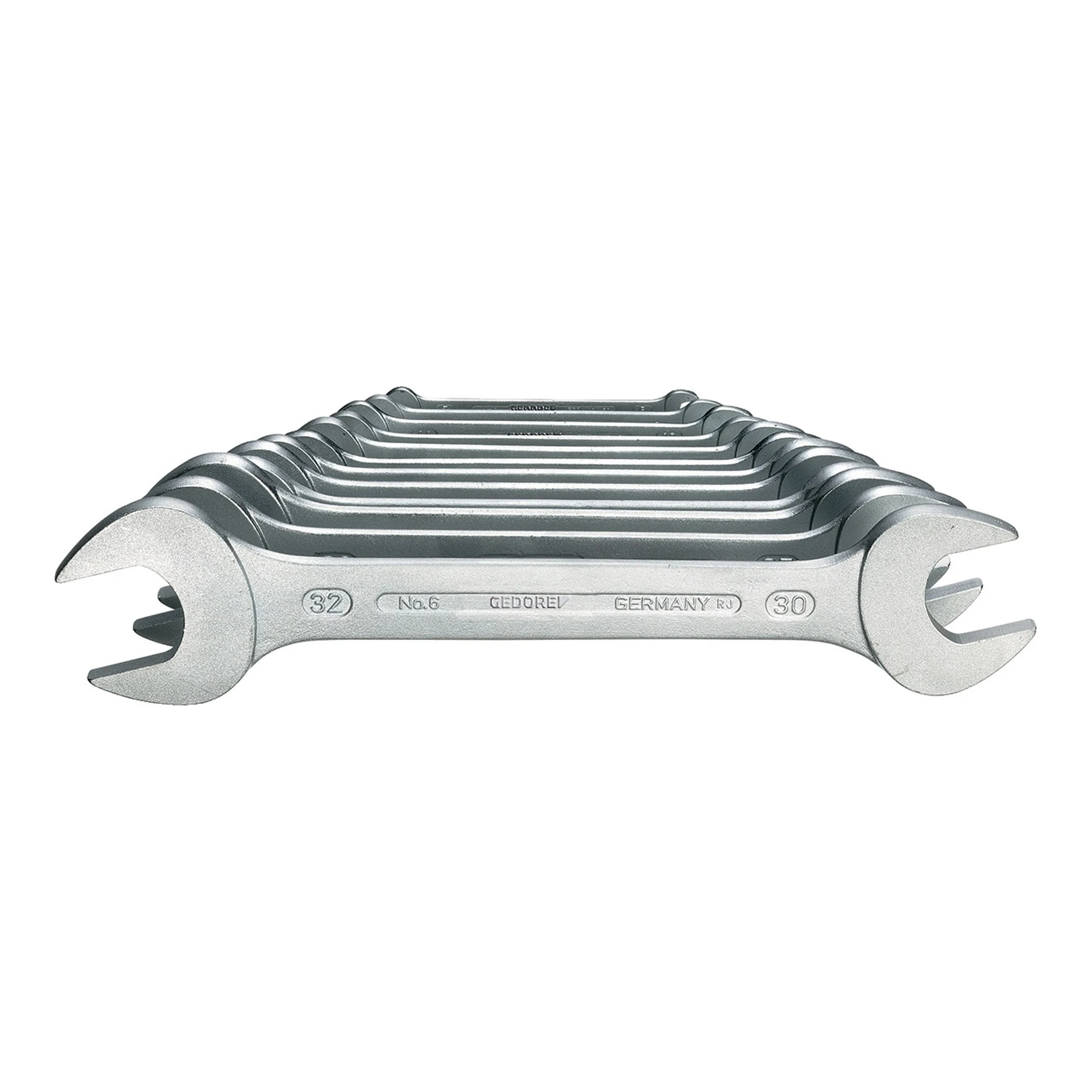 GEDORE | Doppelmaulschlüssel-Satz | 10-teilig SW6-32 mm | CV-Stahl verchromt