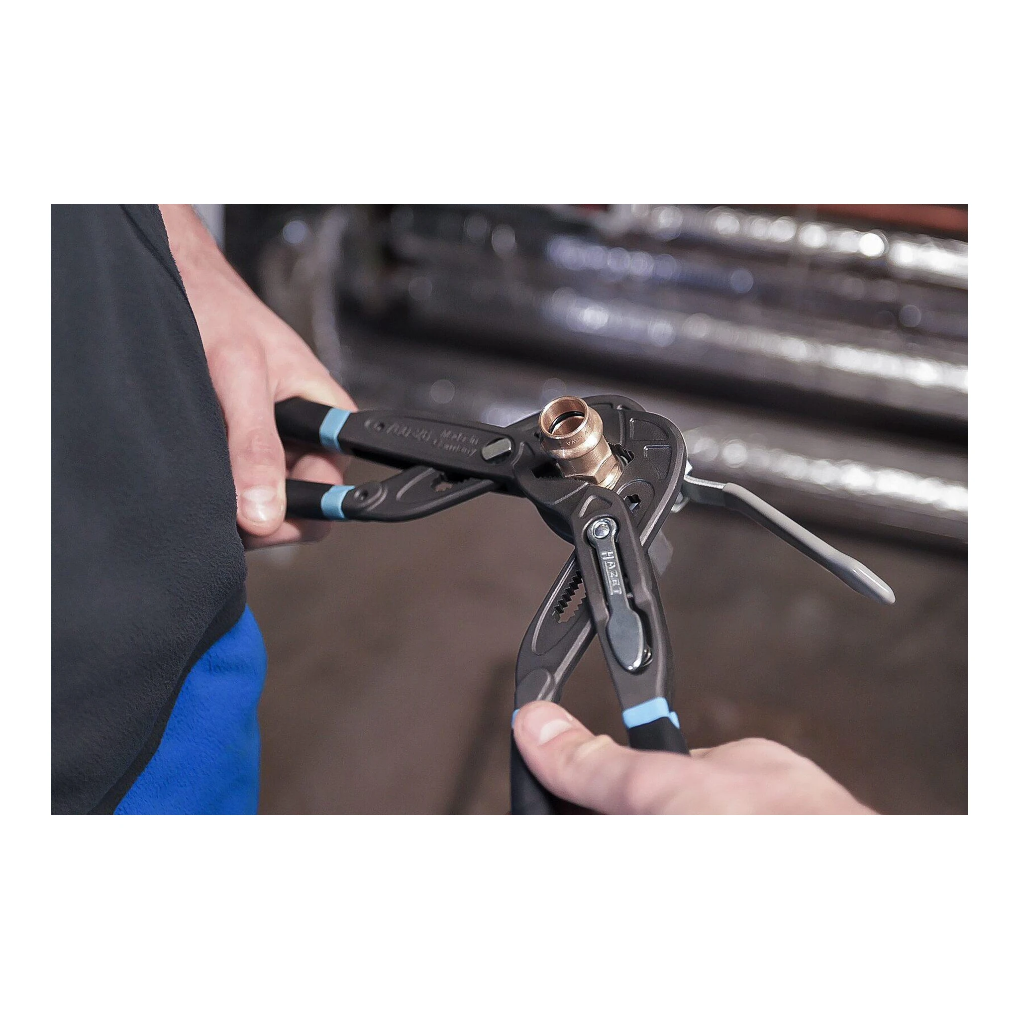 HAZET | Wasserpumpenzange | Länge 260 mm Spannweite 50 mm – Bild 7