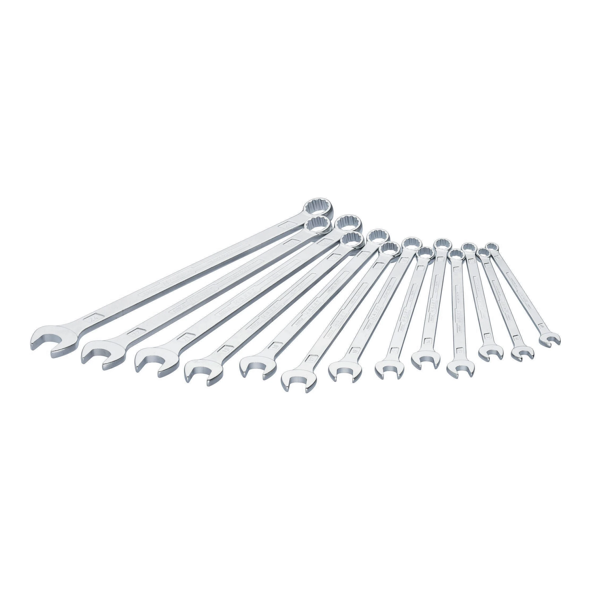 HAZET | Ringmaulschlüssel-Satz | 13-teilig Schlüsselweite 10-24 mm | Form A CV-Stahl