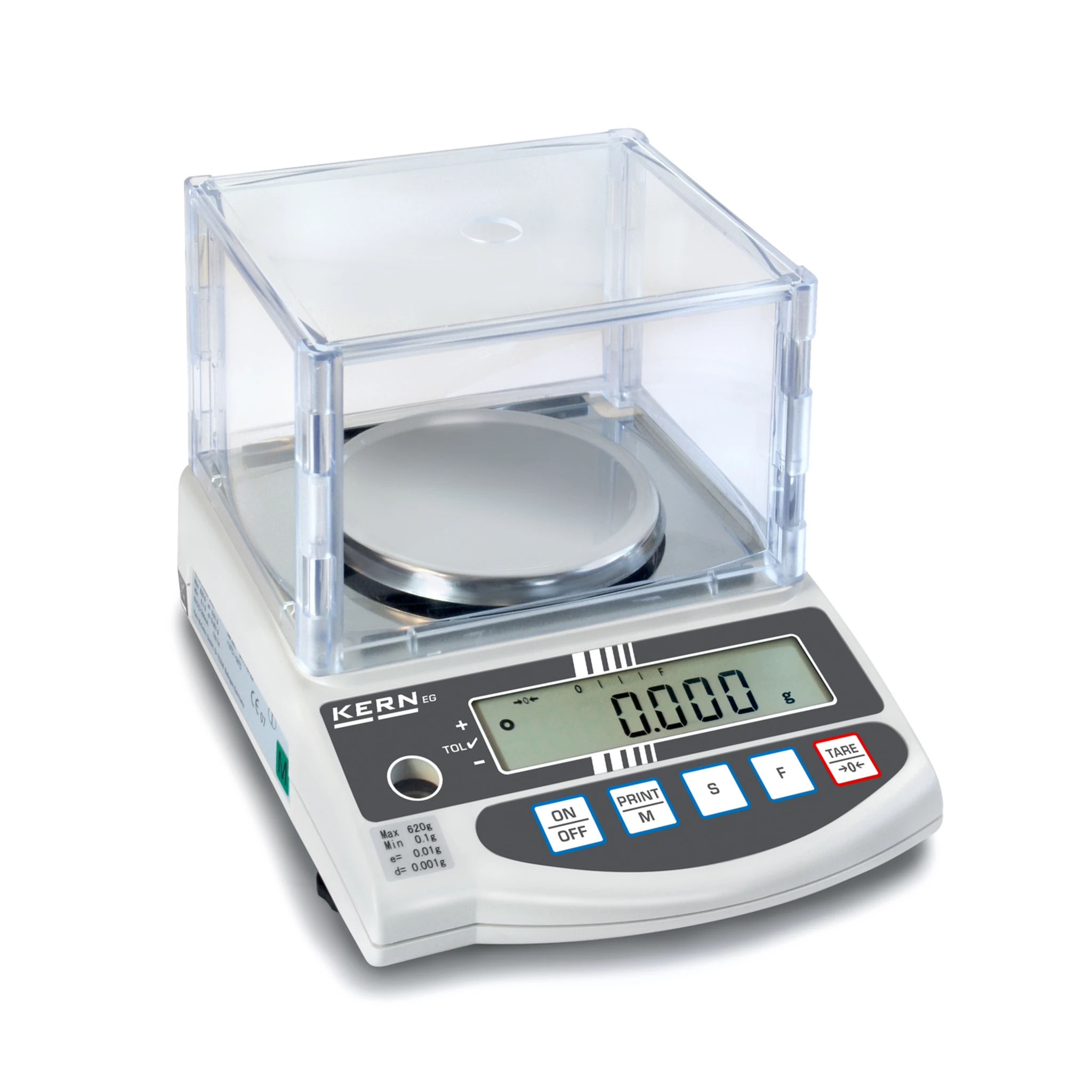 KERN | Präzisionswaage (Max.) 620 g | 0,001 g