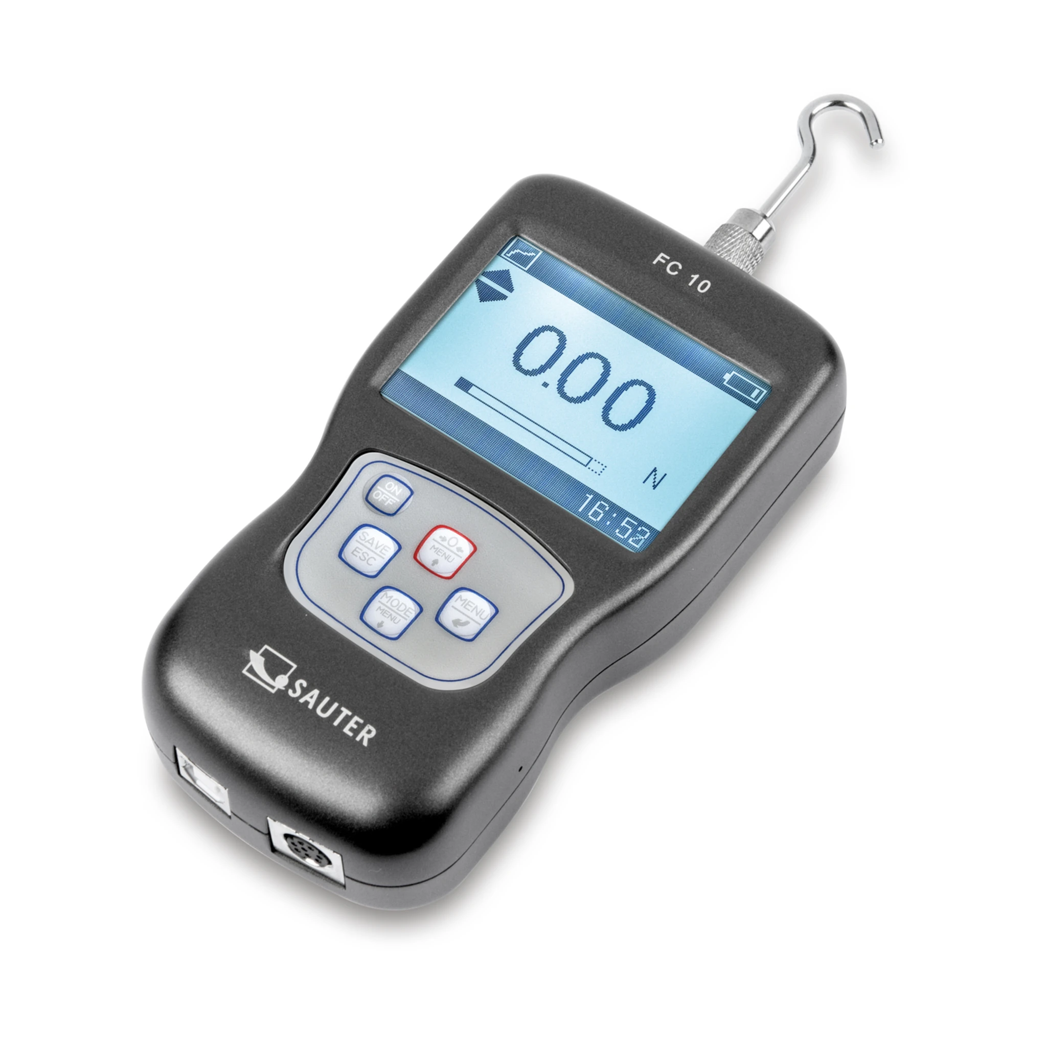 KERN | Digitales Kraftmessgerät (interne Messzelle) FC 1K (Max 1 kN | Ablesbarkeit 1 N)