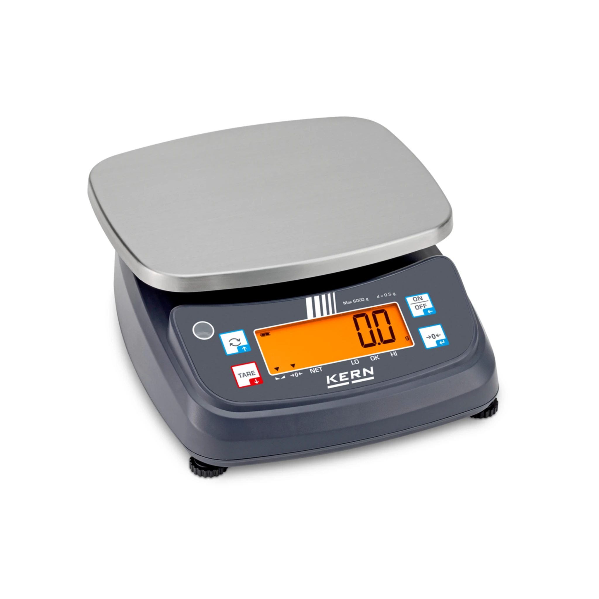 KERN | Tischwaage (Max.) 6000 g | 0,5 g