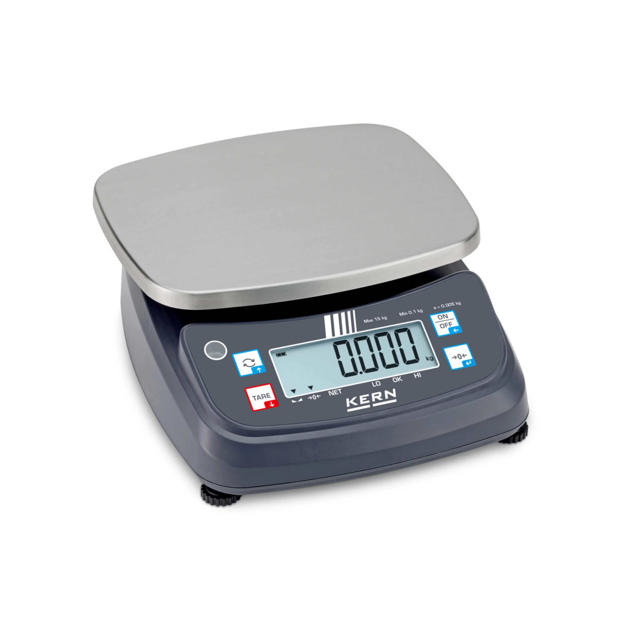 KERN | Tischwaage (Max.) 15 kg | 0,005 kg