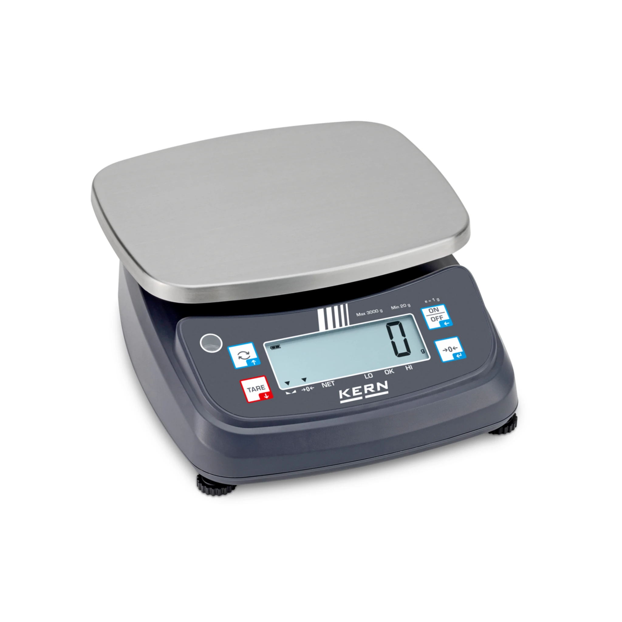 KERN | Tischwaage (Max.) 3000 g | 1 g