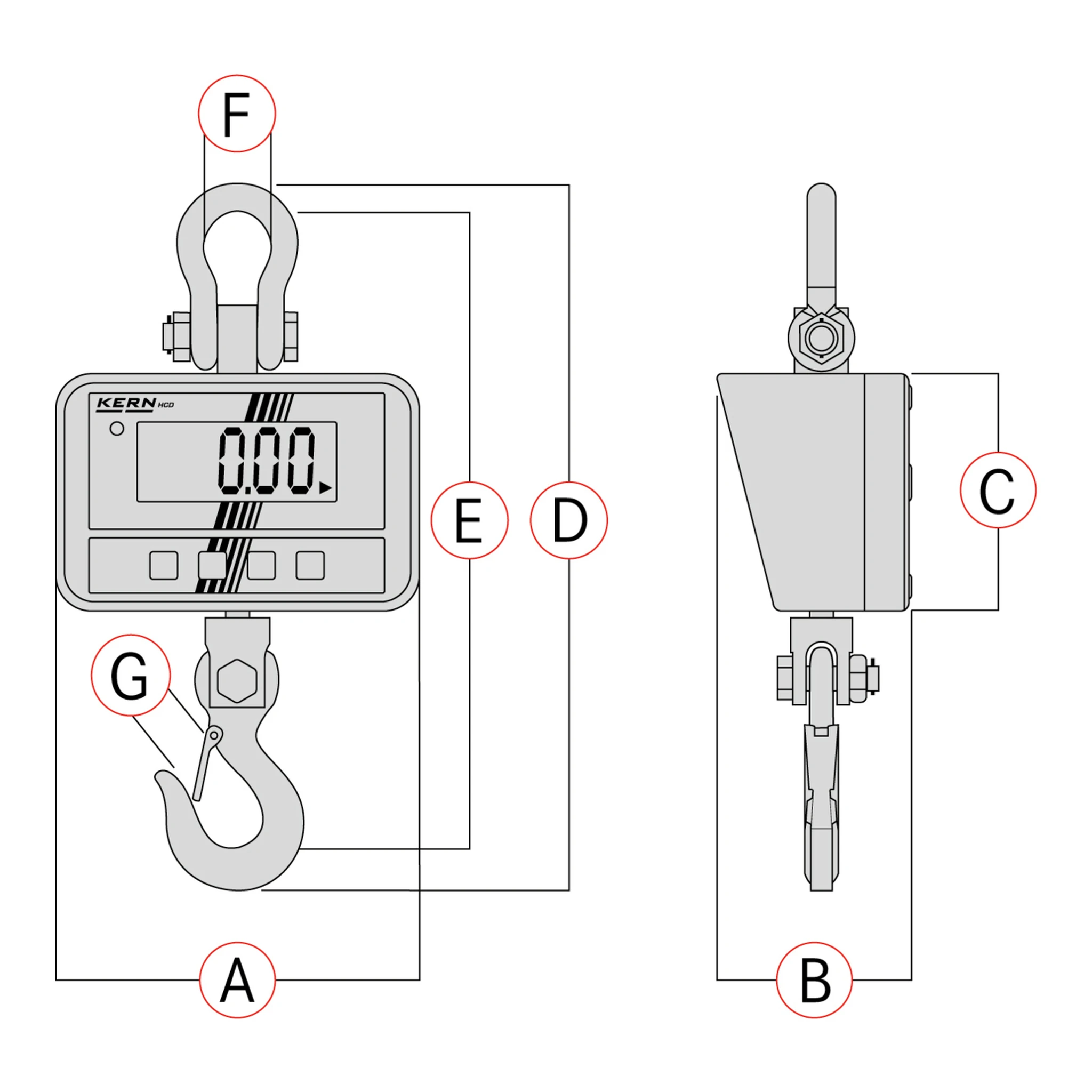KERN | Kranwaage (Max.) 150 kg | 0,05 kg – Bild 6