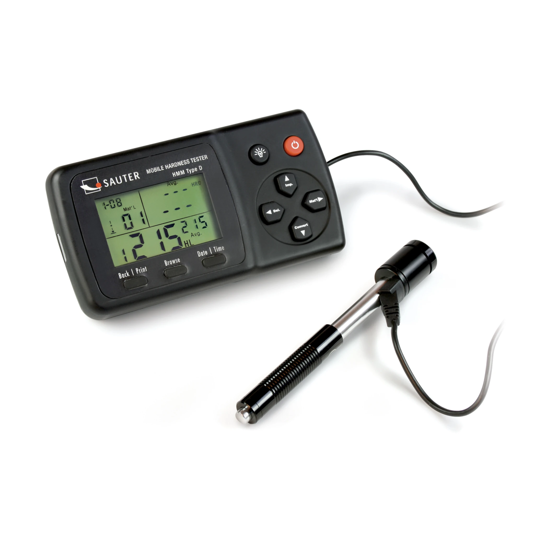 KERN | Leeb-Härteprüfgerät HMM, Messbereich 170 – 960 HL, Ablesbarkeit 1 HL, Sensor D