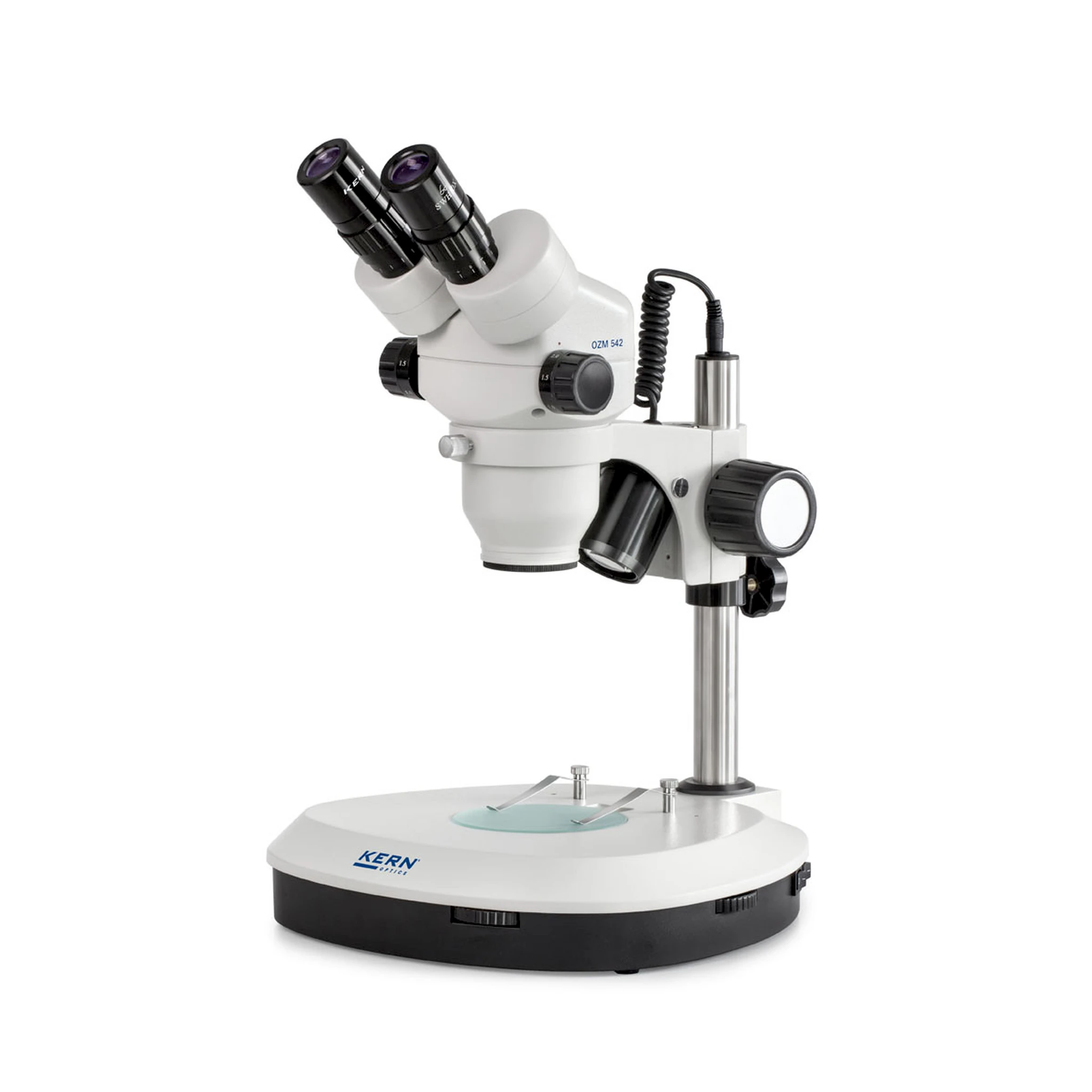 KERN | Stereo-Zoom Mikroskop OZM 542 (0,7x - 4,5x, 3W LED (Auflicht
Durchlicht))
