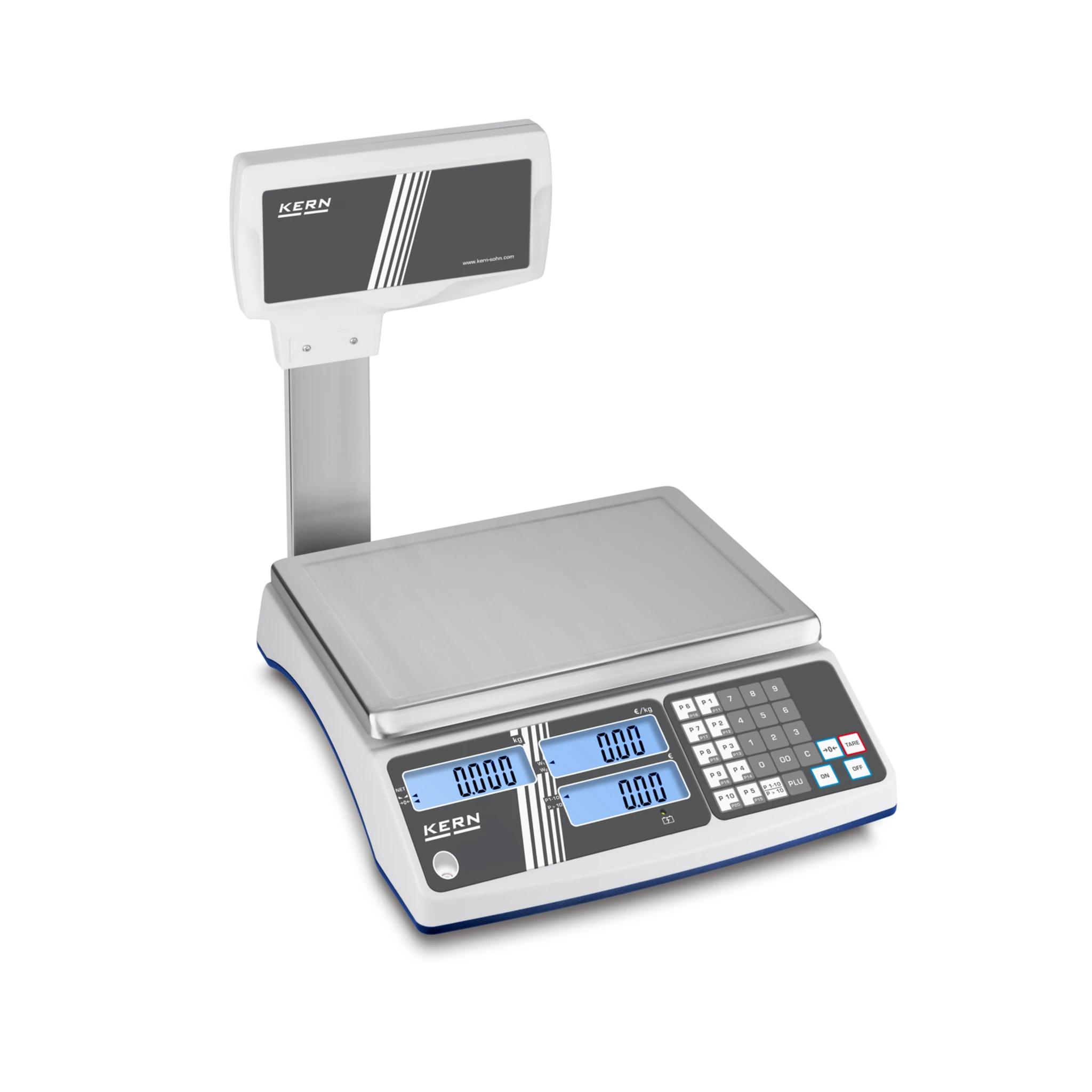 KERN | Preisrechnende Waage (Max.) 15 kg; 30 kg | 0,005 kg; 0,01 kg