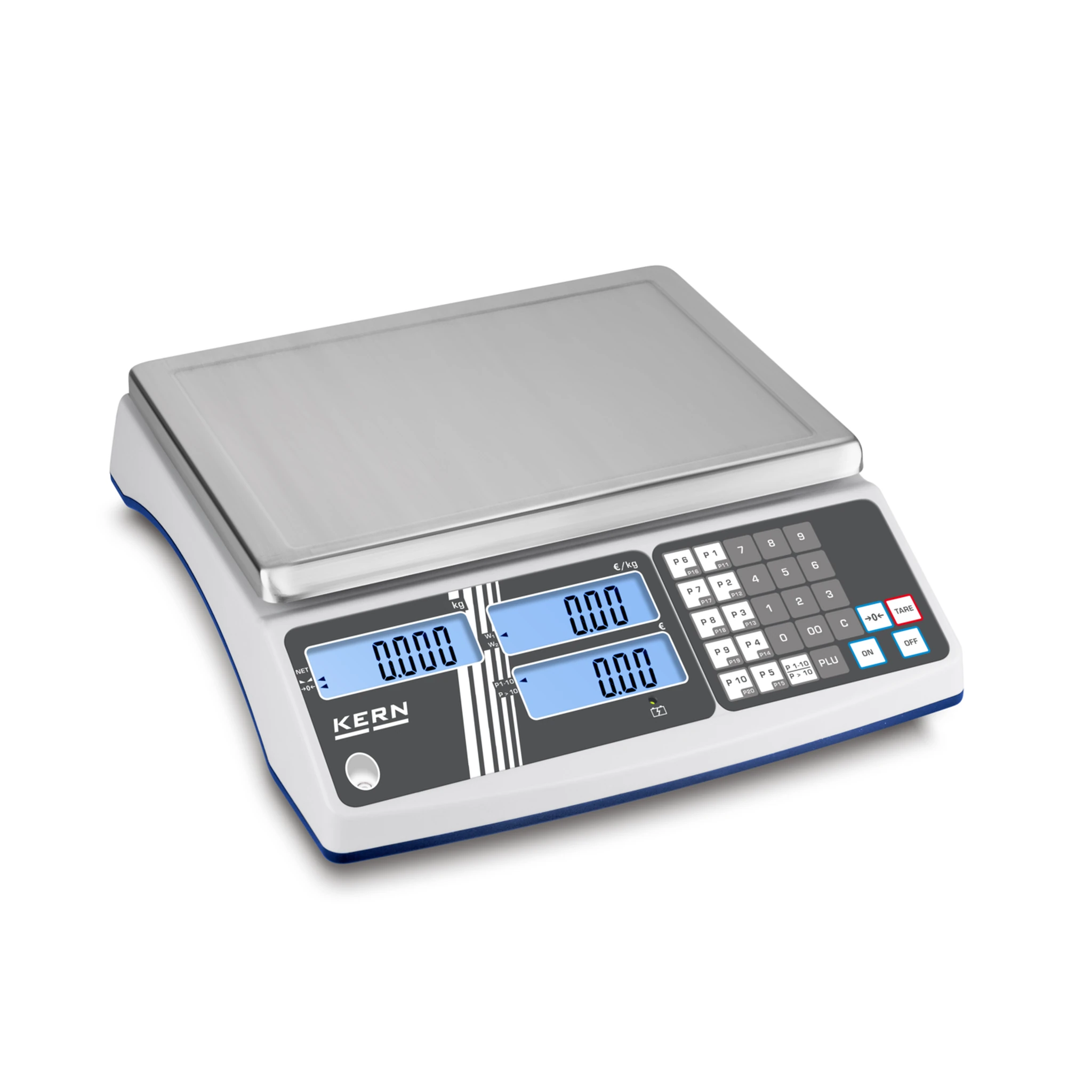 KERN | Preisrechnende Waage (Max.) 3 kg; 6 kg | 0,001 kg; 0,002 kg