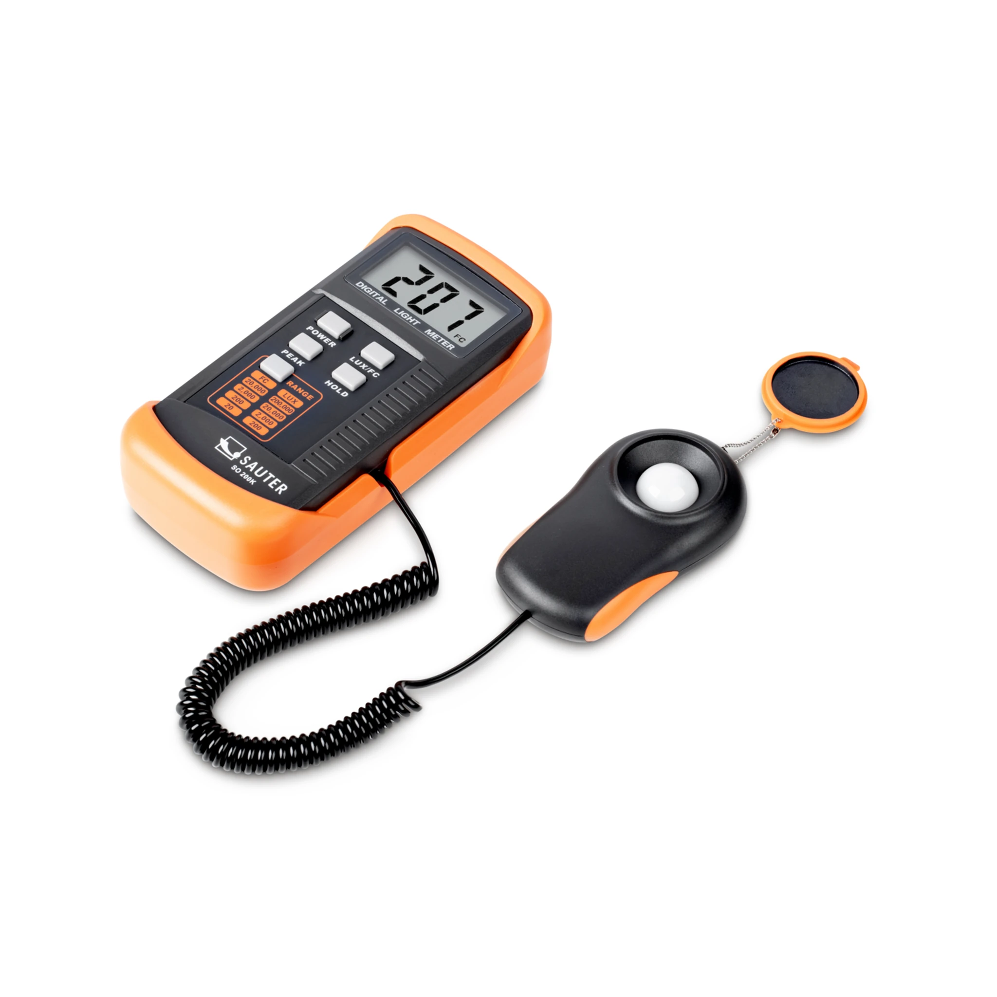 KERN | Lichtmessgerät SO 200K, Max 200 lx; 2000 lx; 20000 lx; 200000 lx, Ablesbarkeit 0,1 lx; 1 lx; 10 lx; 100 lx