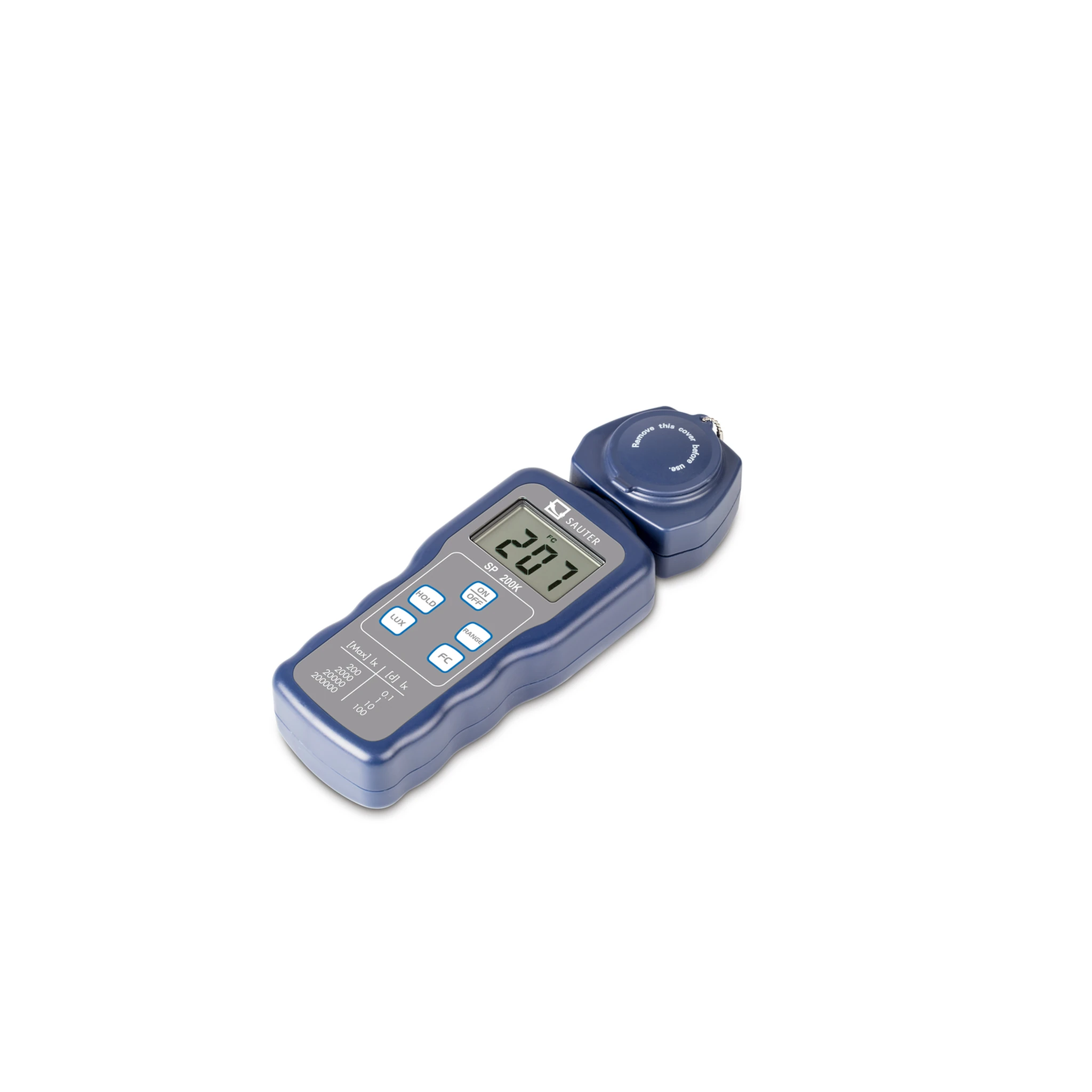 KERN | Lichtmessgerät SP 200K, Max 200 lx; 2000 lx; 20000 lx; 200000 lx, Ablesbarkeit 0,1 lx; 1 lx; 10 lx; 100 lx – Bild 4