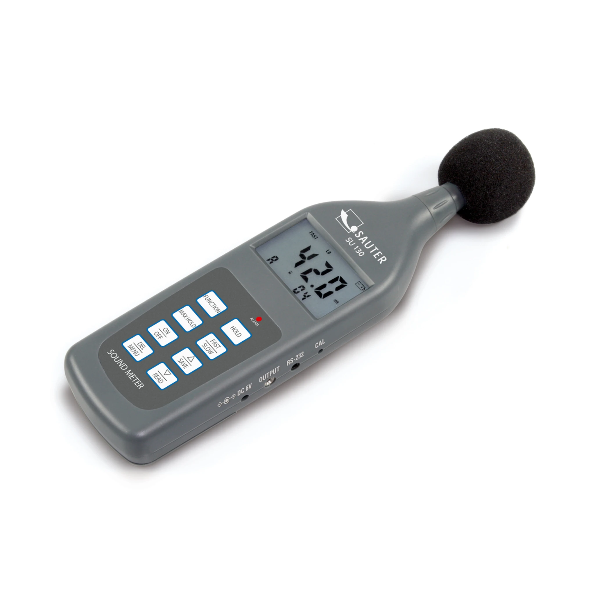 KERN | Schallpegelmessgerät SAUTER SU 130 (Messbereich 30 dB – 130 dB, Ablesbarkeit 0,1 dB)