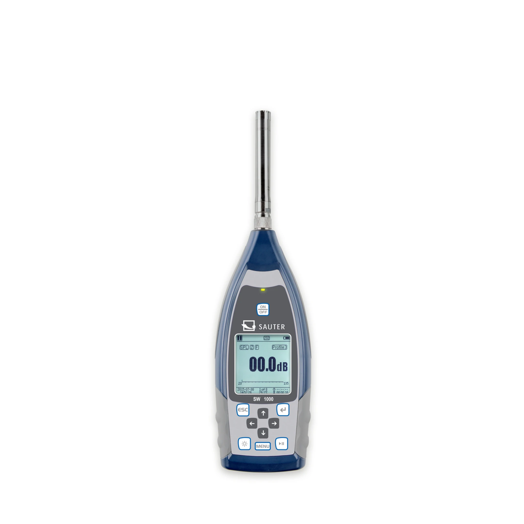 KERN | Schallpegelmessgerät SAUTER SW 1000 (Messbereich 20 dB – 134 dB, Ablesbarkeit 0,1 dB) – Bild 2