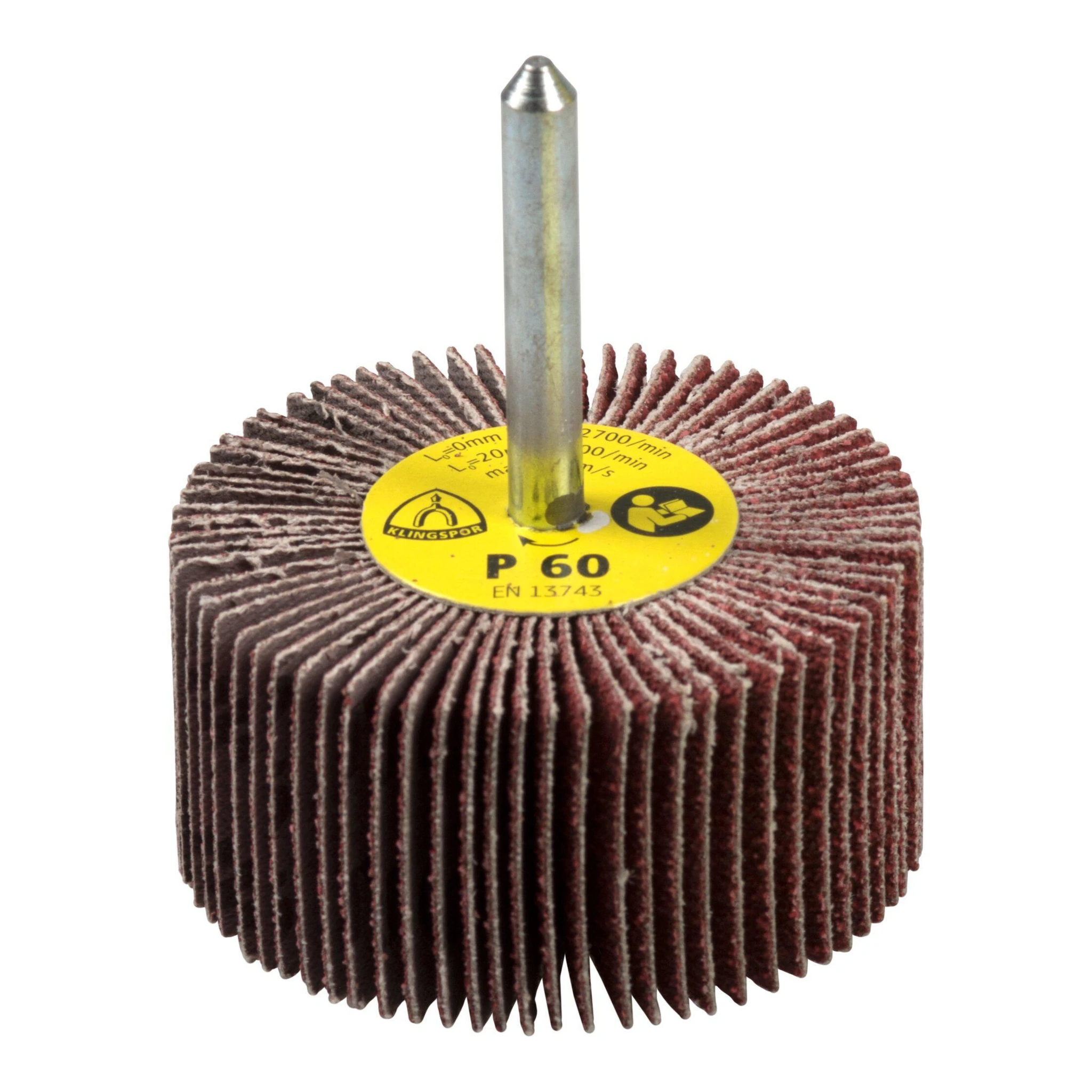 KLINGSPOR | Fächerschleifer | Ø30xH15mm Körnung 40