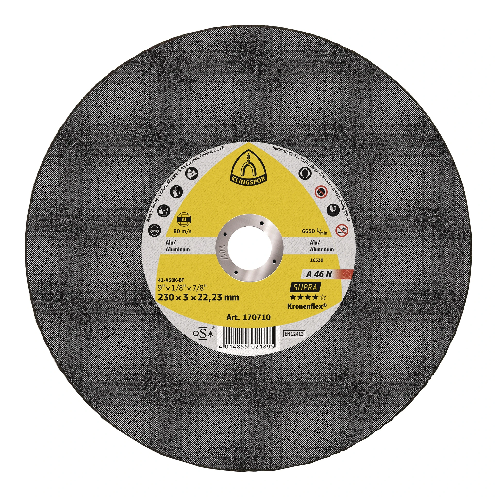 KLINGSPOR | Trennscheibe | D125x2,5mm gekröpft | Aluminium