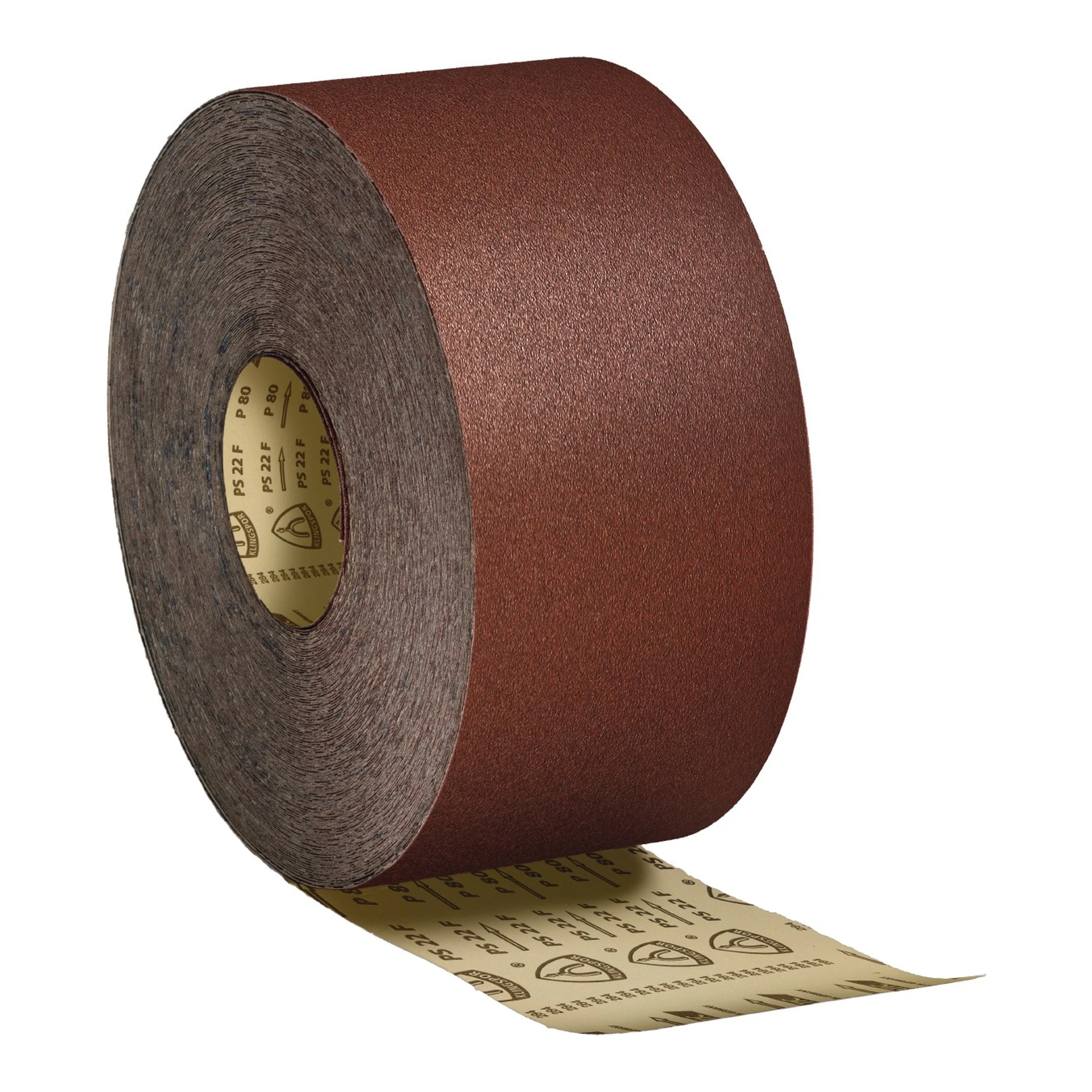 KLINGSPOR | Schleifpapierrolle | 115 mm Körnung 100 | Holz/Farbe