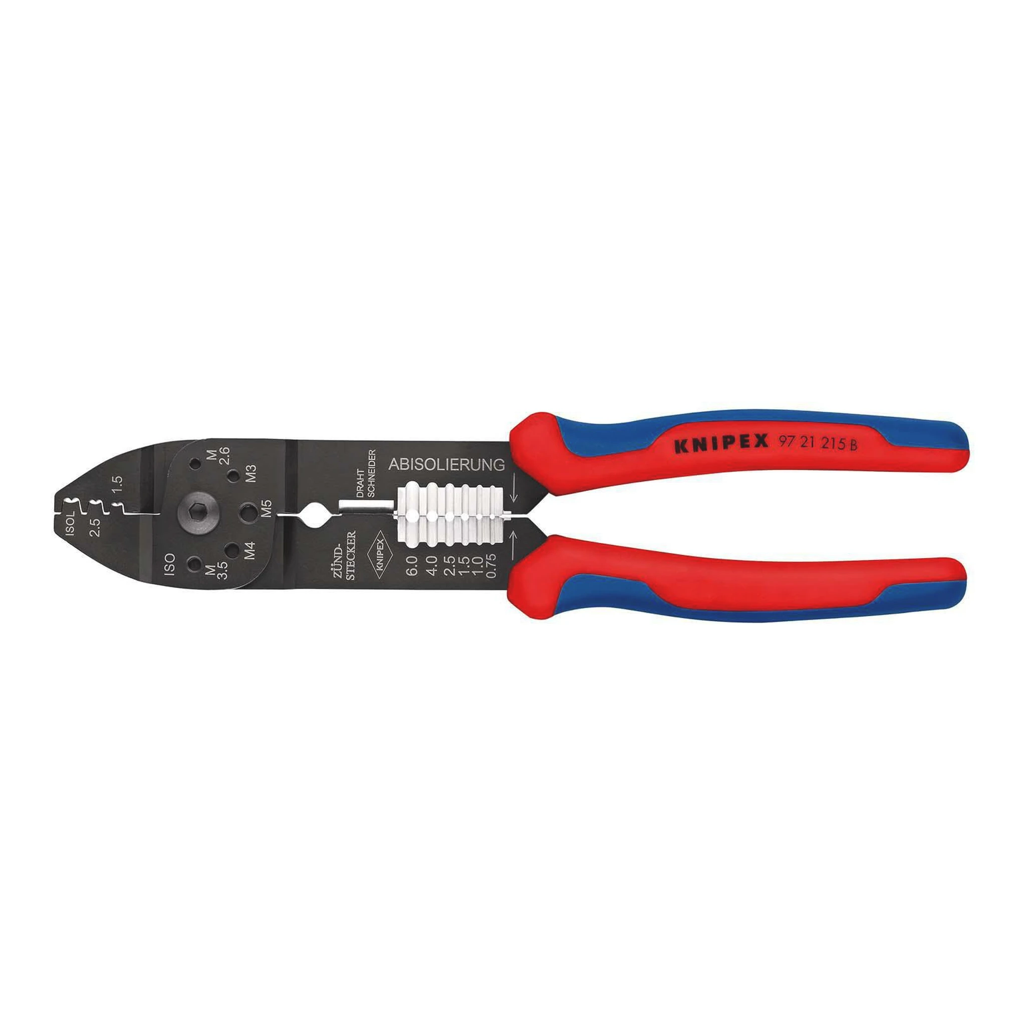 KNIPEX | Crimpzange | Länge 230 mm | 0,5 - 2,5 (AWG 20 - 13) mm²