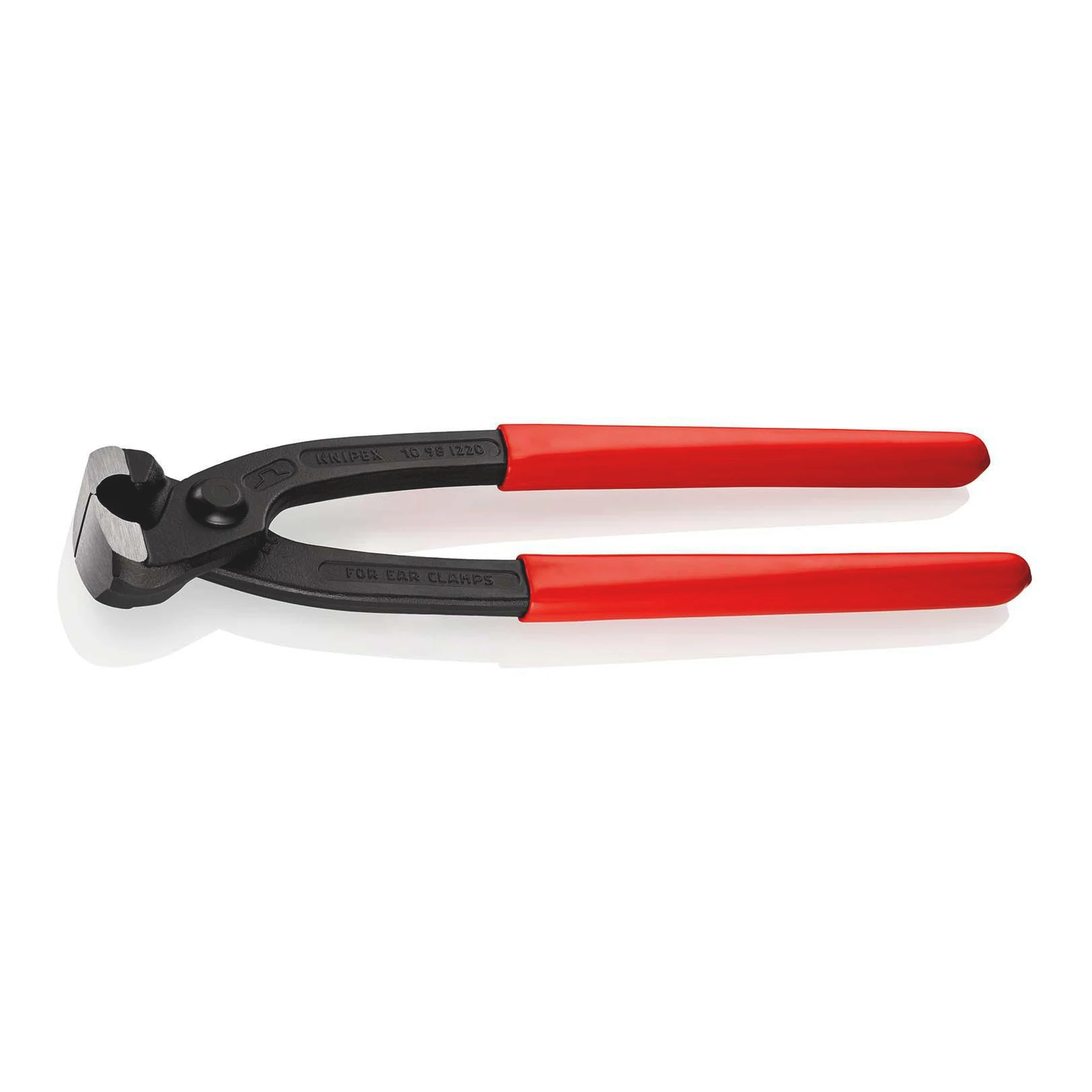 KNIPEX | Ohrklemmenzange | Gesamtlänge 220 mm | Kopf schwarz atramentiert