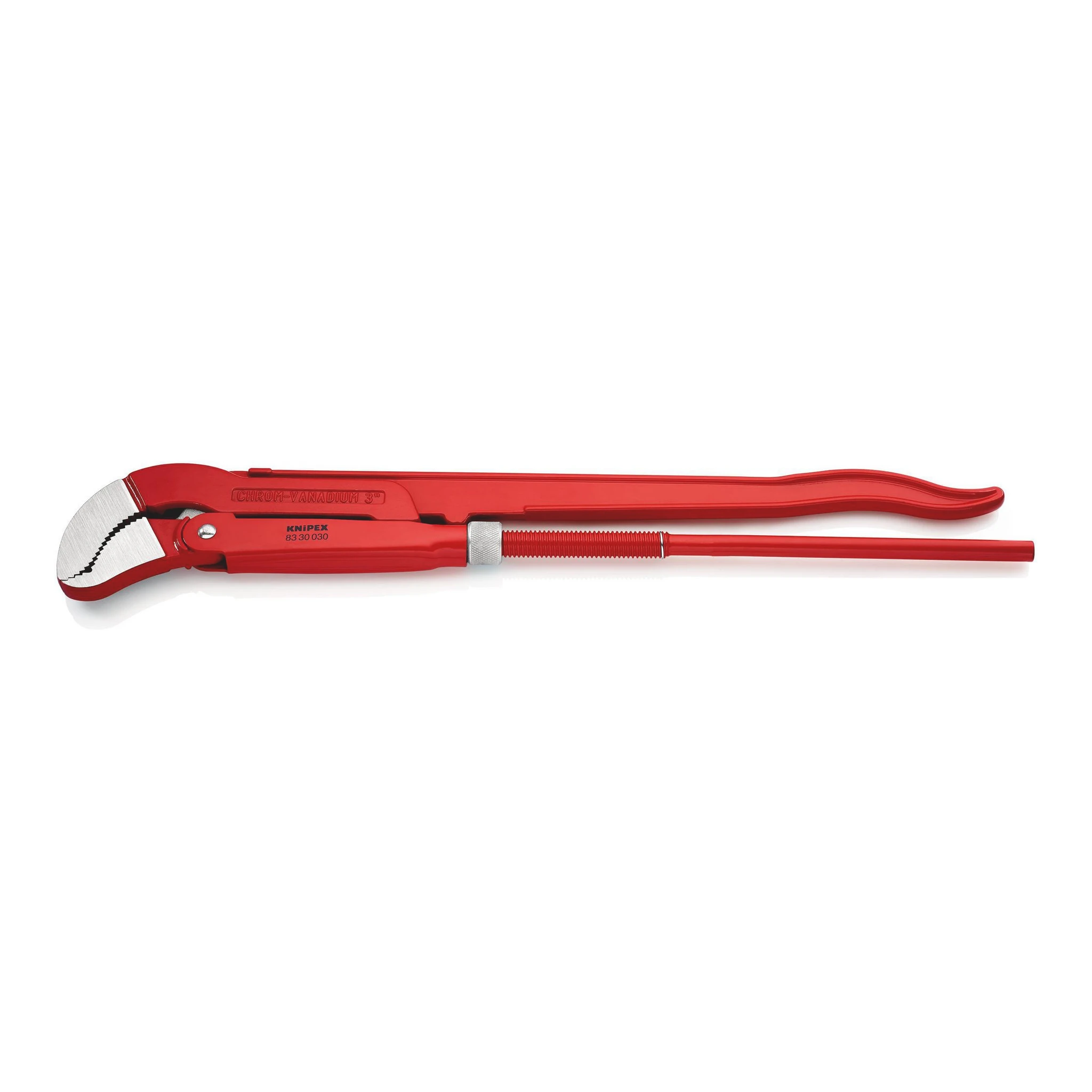 KNIPEX | Rohrzange | Gesamtlänge 680 mm Spannweite 10-120 mm | für Rohre 3 ″
