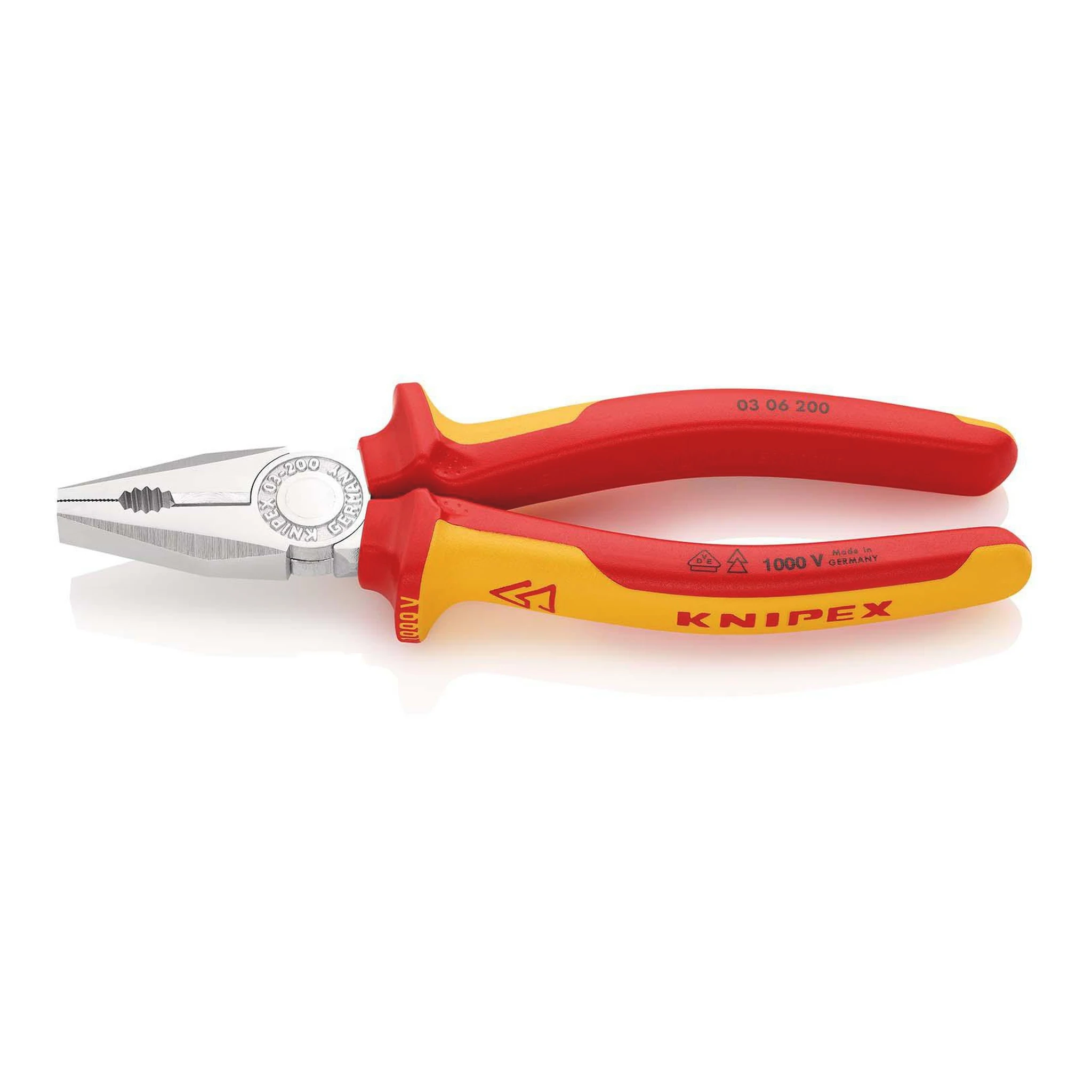 KNIPEX | Kombizange | Länge 200 mm | Mehrkomponenten-Hüllen
