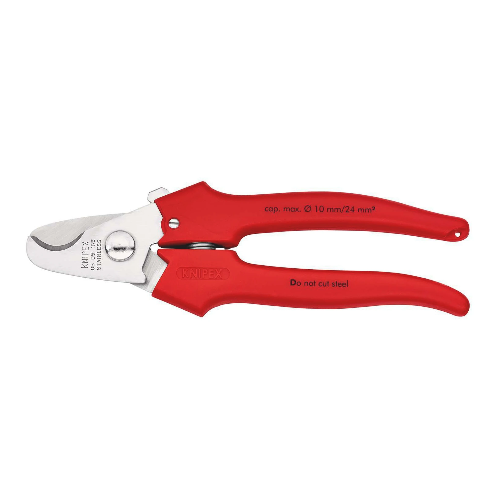 KNIPEX | Kabelschere | Länge 165 mm | Kopf poliert