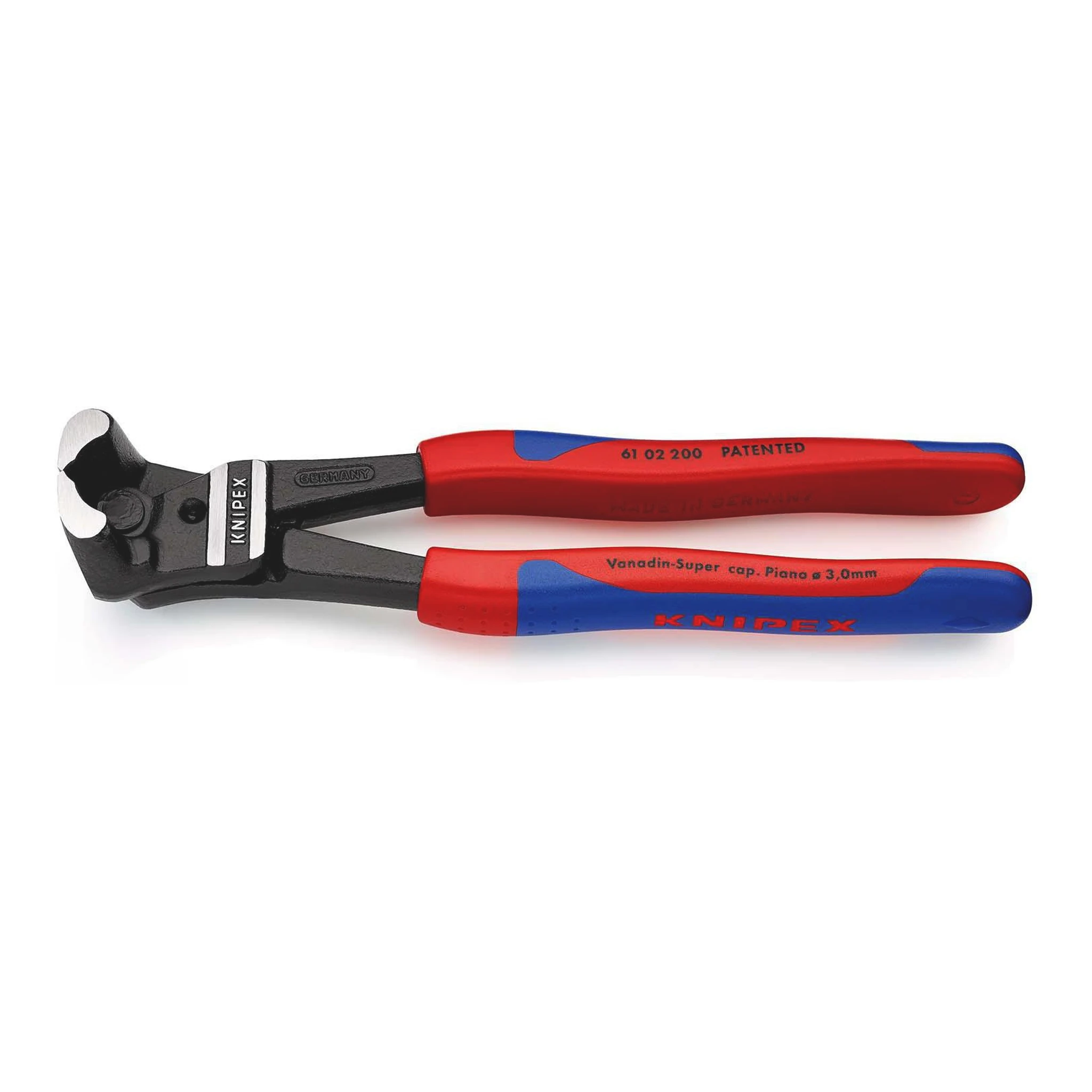 KNIPEX | Bolzenvornschneider | Gesamtlänge 200 mm | Kopf poliert Mehrkomponenten-Hüllen